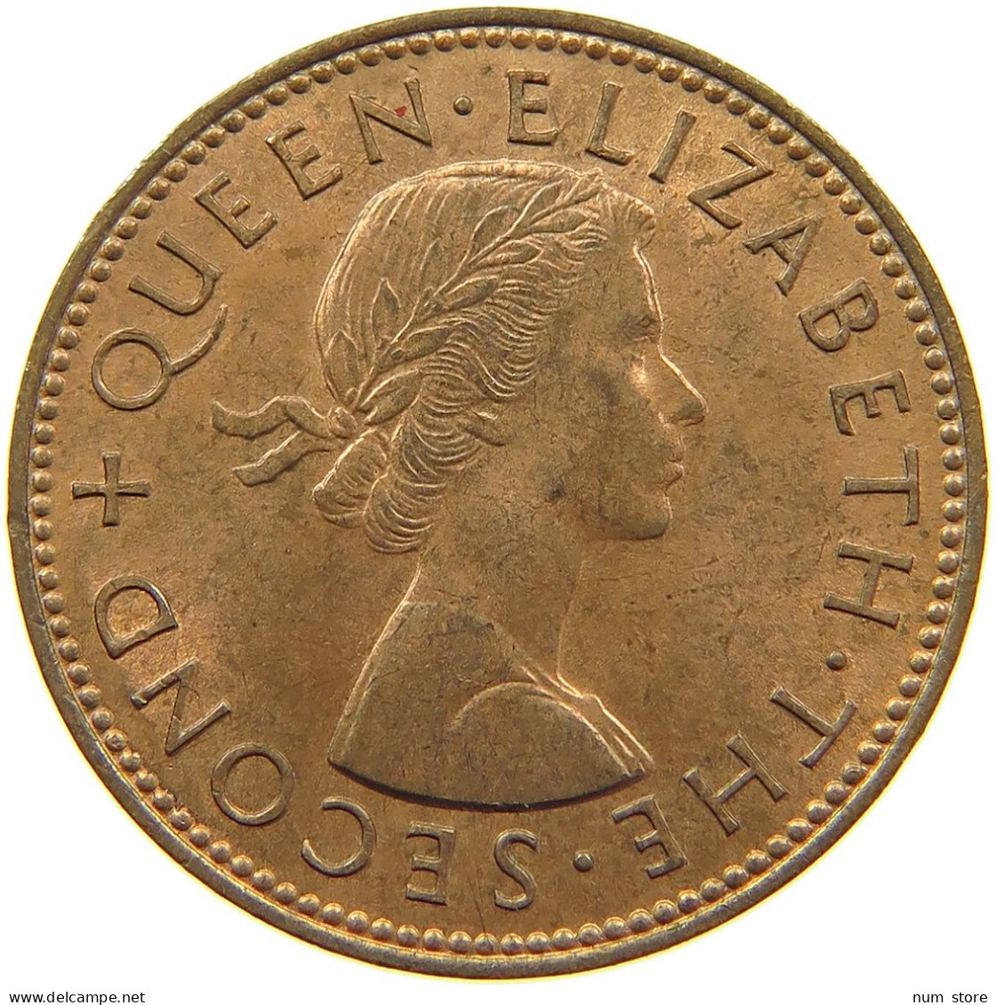 NEW ZEALAND 1/2 PENNY 1963 #s099 0403 - Nieuw-Zeeland