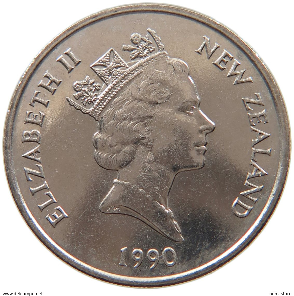 NEW ZEALAND 20 CENTS 1990 #s099 0249 - Nieuw-Zeeland