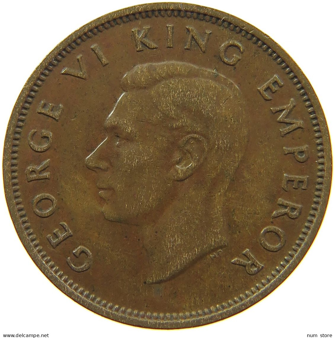 NEW ZEALAND 1/2 PENNY 1941 #s099 0377 - Nieuw-Zeeland