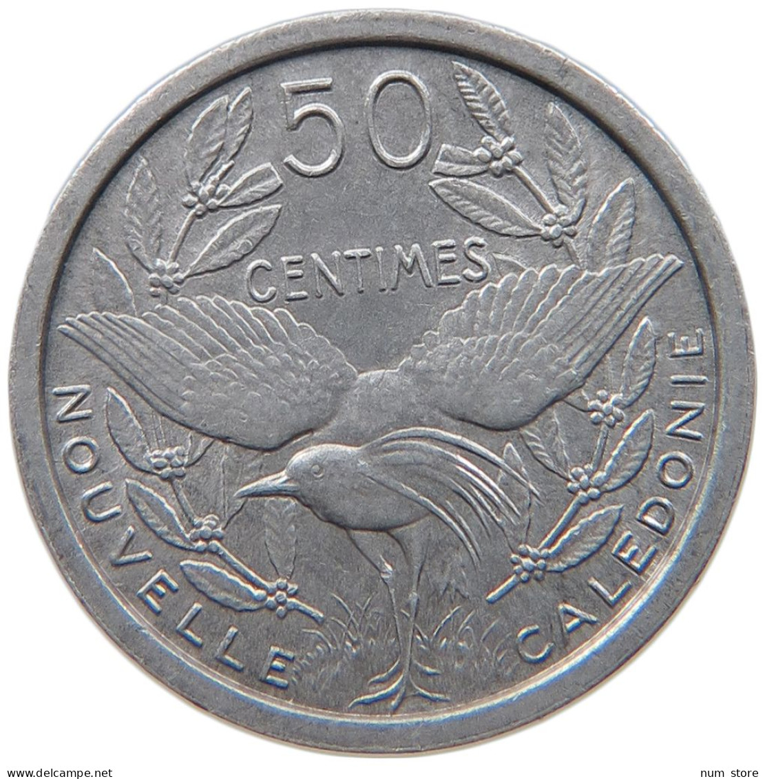 NEW CALEDONIA 50 CENTIMES 1949 #s089 0337 - New Caledonia