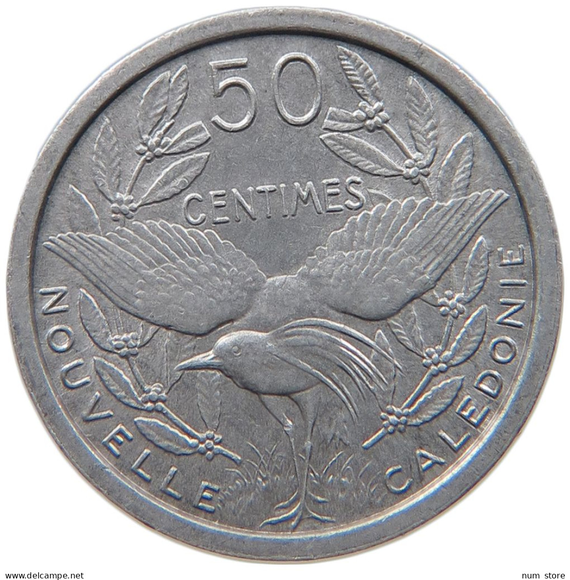 NEW CALEDONIA 50 CENTIMES 1949 #s089 0337 - Nieuw-Caledonië