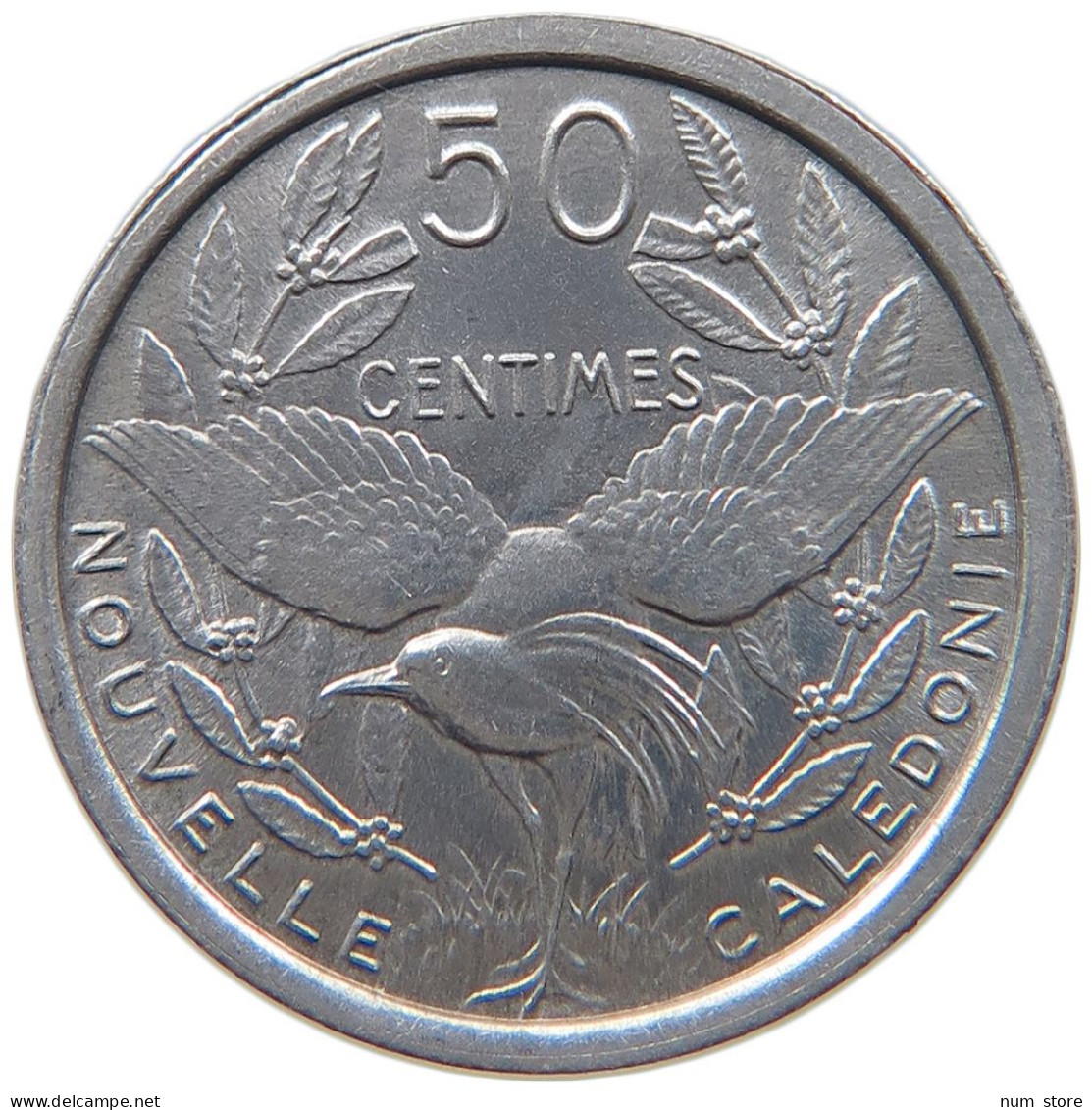 NEW CALEDONIA 50 CENTIMES 1949 #s096 0253 - Nueva Caledonia