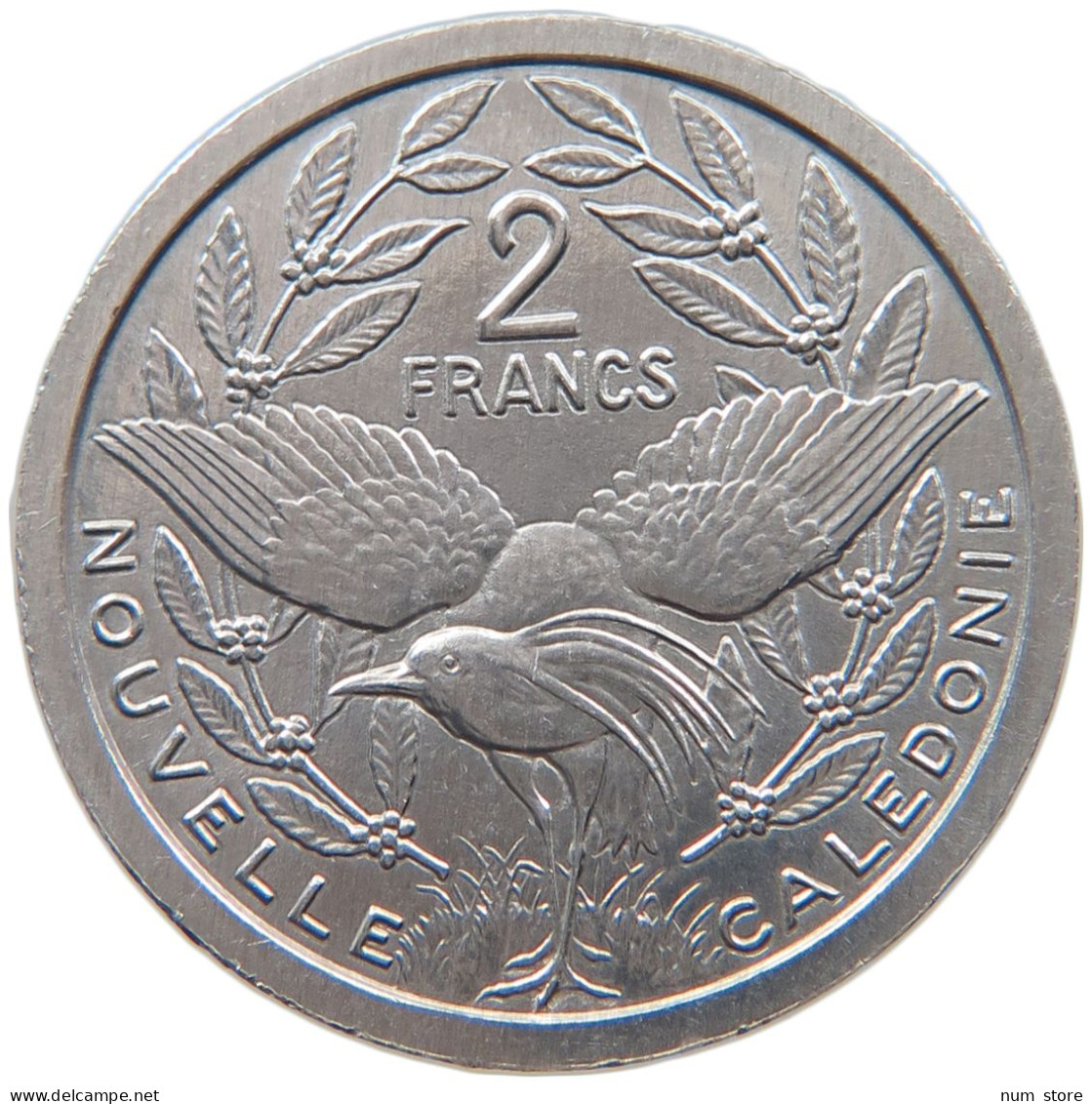 NEW CALEDONIA 2 FRANCS 1995 #s098 0233 - Nieuw-Caledonië