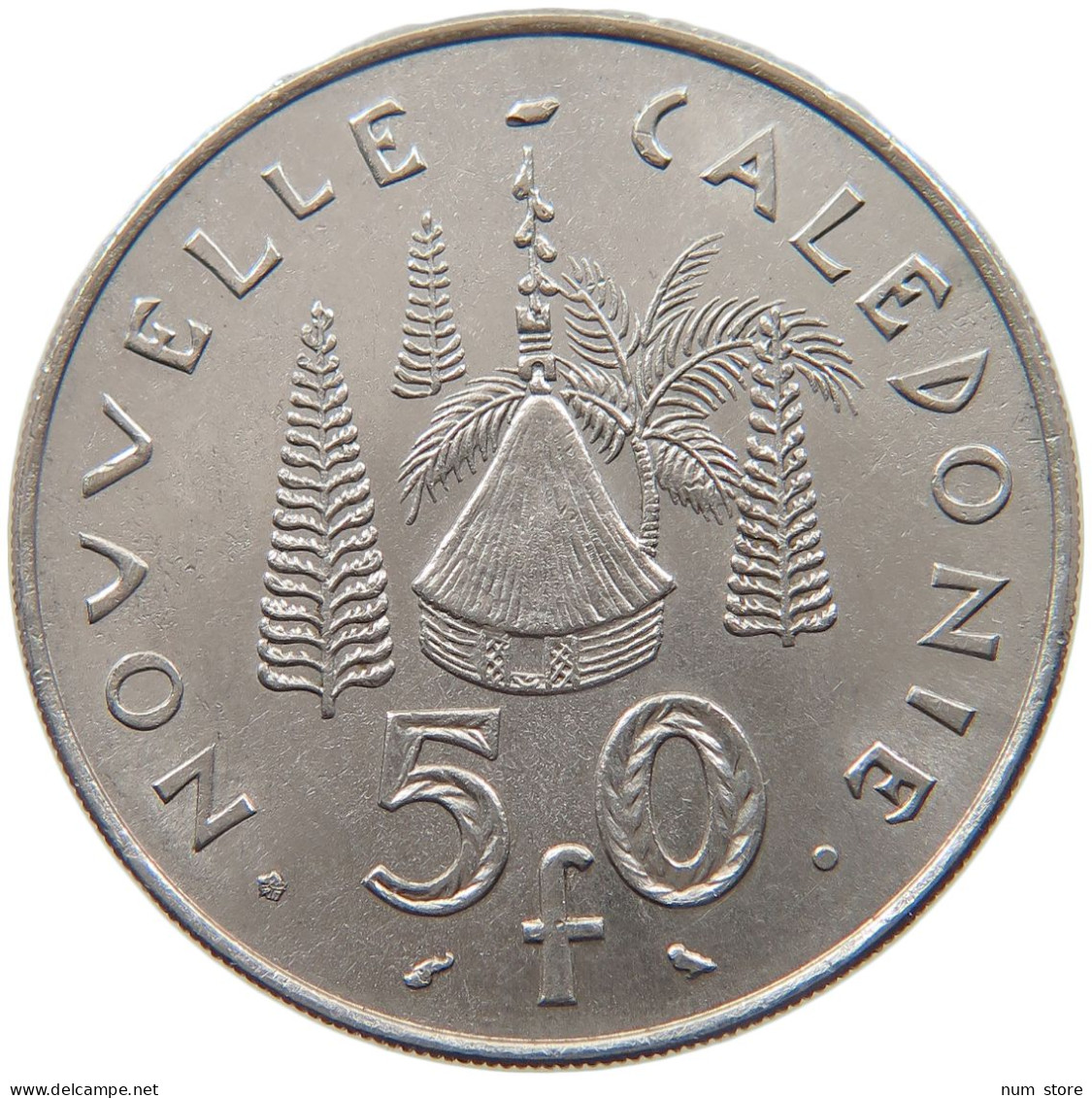 NEW CALEDONIA 50 FRANCS 1967 #s098 0189 - Nuova Caledonia