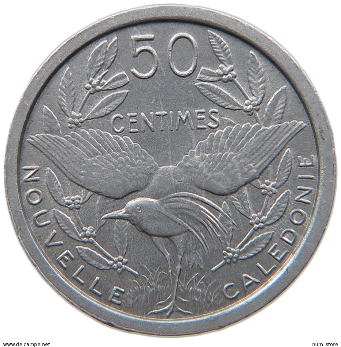 NEW CALEDONIA 50 CENTIMES 1949 #s089 0333 - New Caledonia