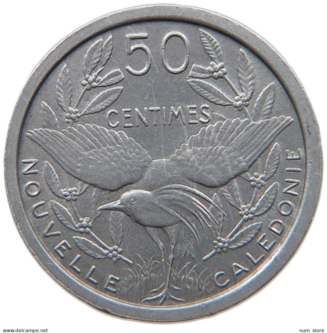 NEW CALEDONIA 50 CENTIMES 1949 #s089 0333 - Nieuw-Caledonië