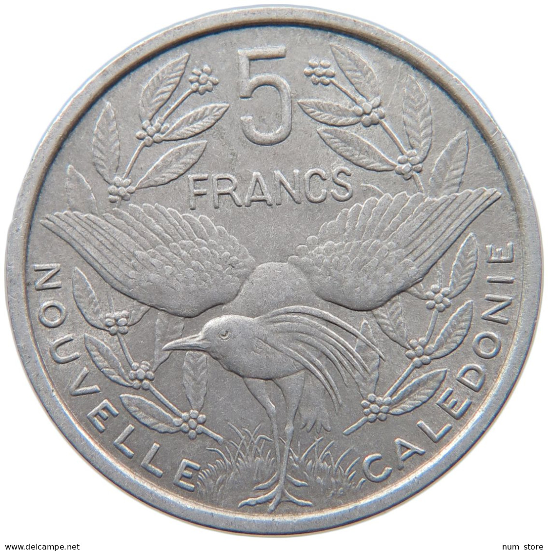 NEW CALEDONIA 5 FRANCS 1952 #s098 0219 - New Caledonia