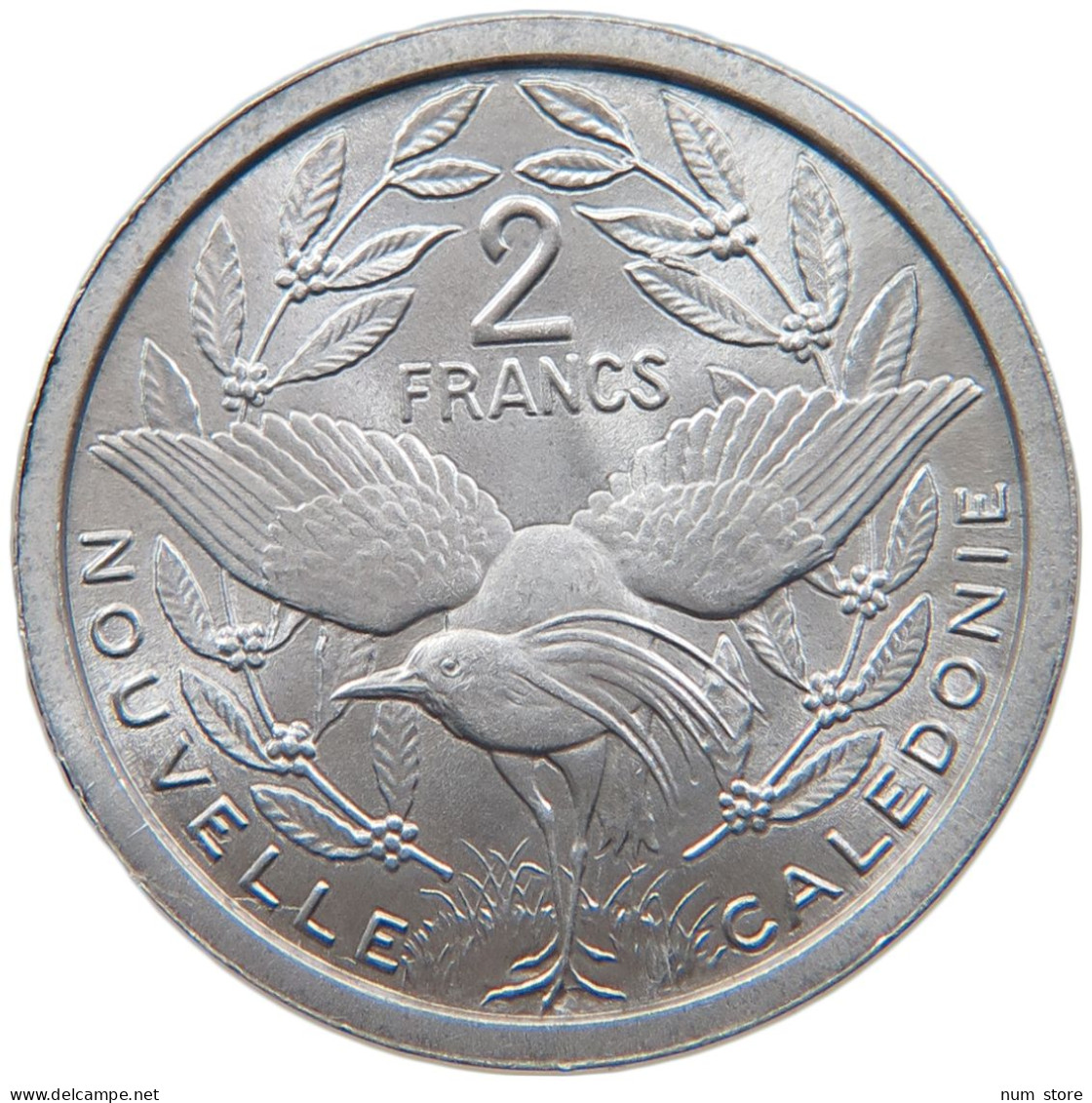 NEW CALEDONIA 2 FRANCS 1949 #s098 0229 - Nuova Caledonia