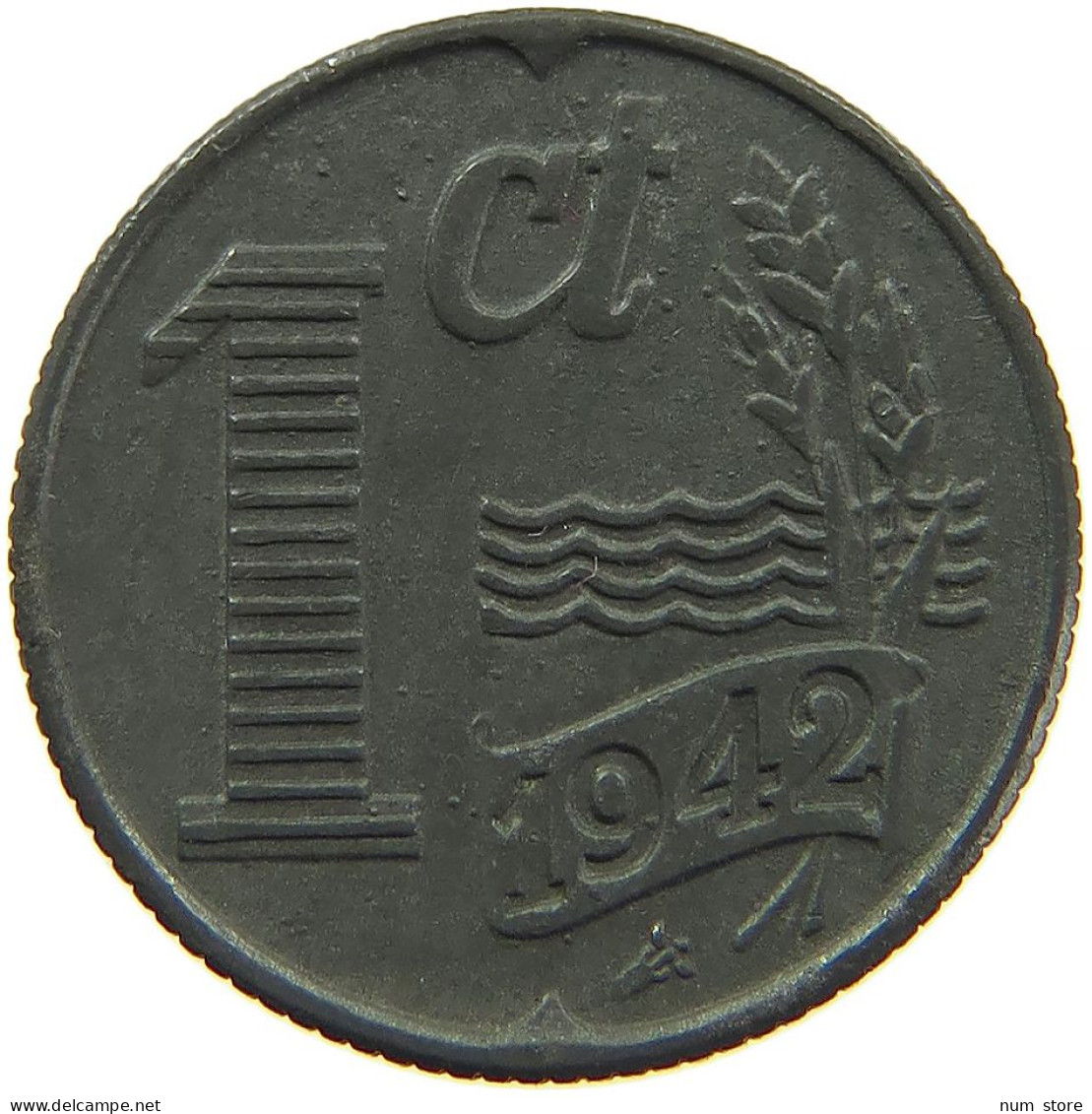 NETHERLANDS CENT 1942 #s096 0197 - 1 Cent