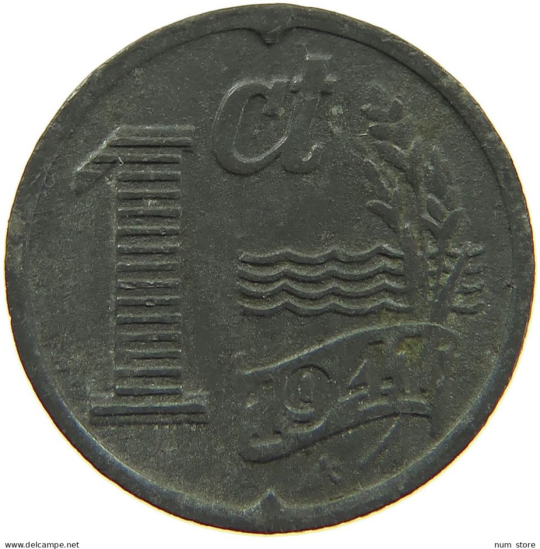 NETHERLANDS CENT 1941 #s096 0199 - 1 Centavos