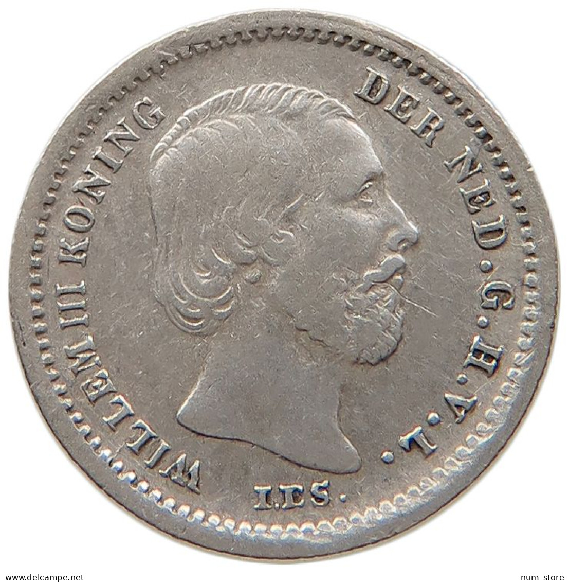 NETHERLANDS 5 CENTS 1869 #s100 0547 - 1849-1890: Willem III.