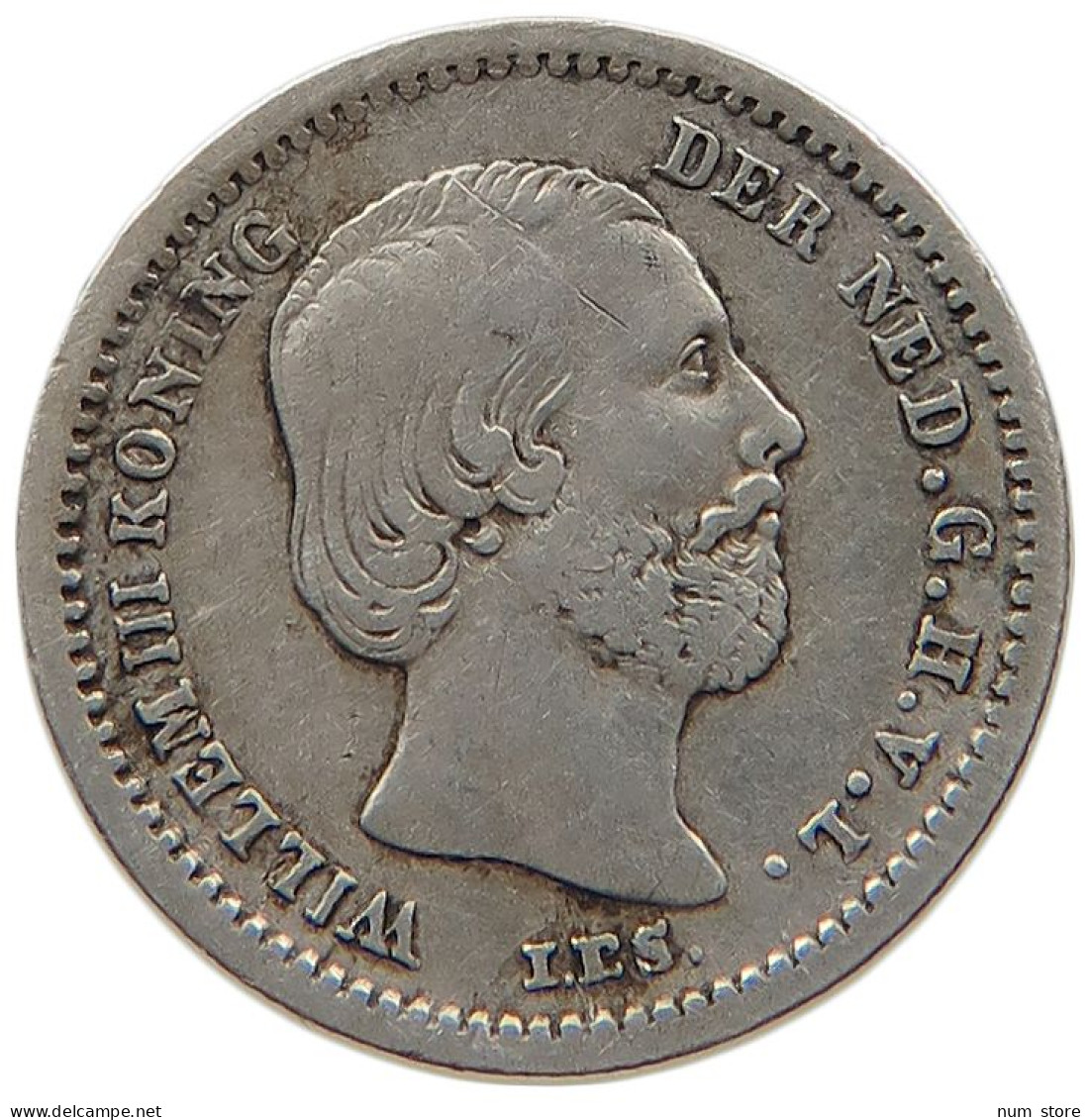 NETHERLANDS 5 CENTS 1850 #s100 0573 - 1849-1890: Willem III.