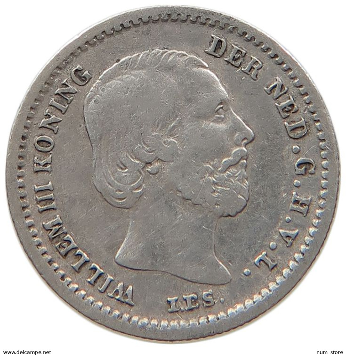 NETHERLANDS 5 CENTS 1859 #s100 0577 - 1849-1890: Willem III.