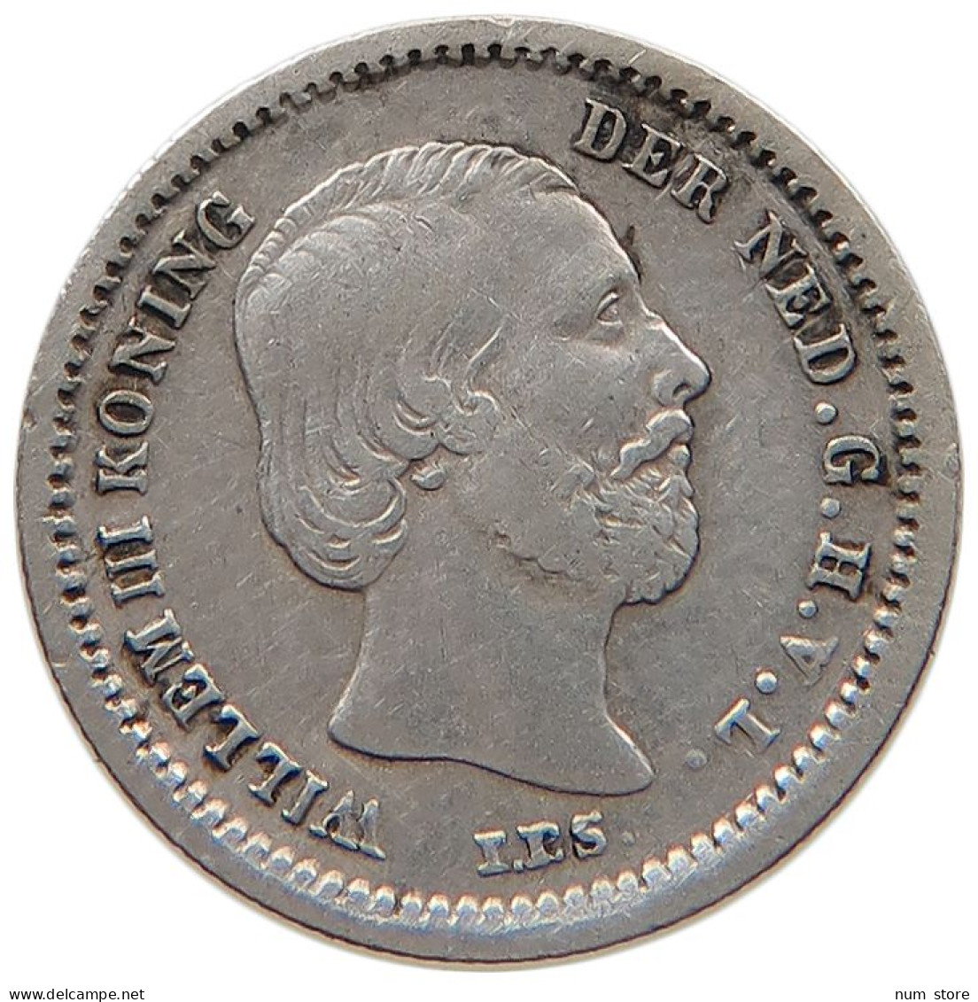 NETHERLANDS 5 CENTS 1850 #s100 0571 - 1849-1890: Willem III.