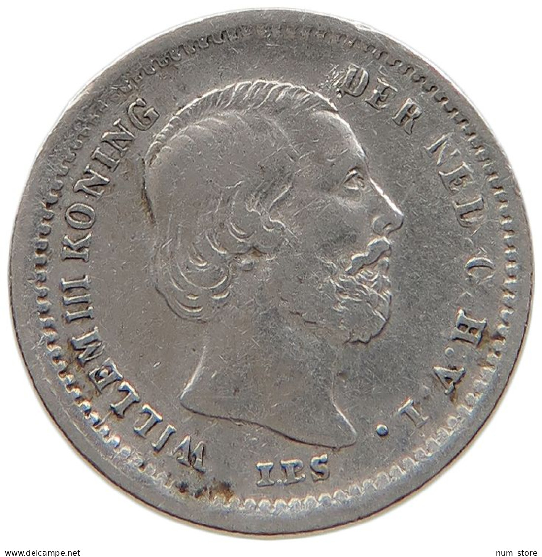 NETHERLANDS 5 CENTS 1850 #s100 0557 - 1849-1890 : Willem III