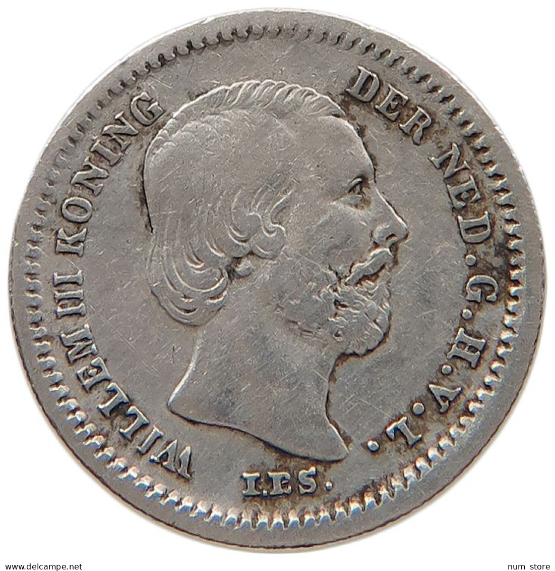NETHERLANDS 5 CENTS 1850 #s100 0563 - 1849-1890: Willem III.