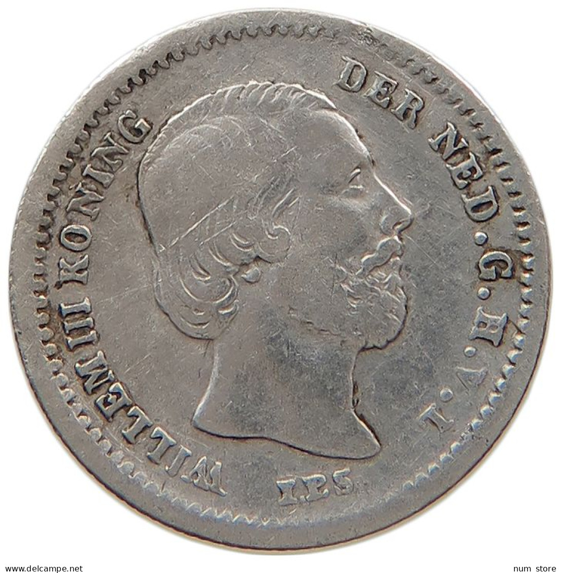 NETHERLANDS 5 CENTS 1850 #s100 0559 - 1849-1890: Willem III.