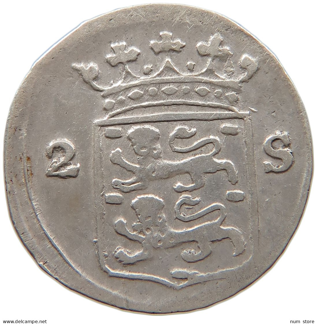 NETHERLANDS 2 STUIVERS 1790 WEST FRIESLAND #s101 0181 - Provincial Coinage