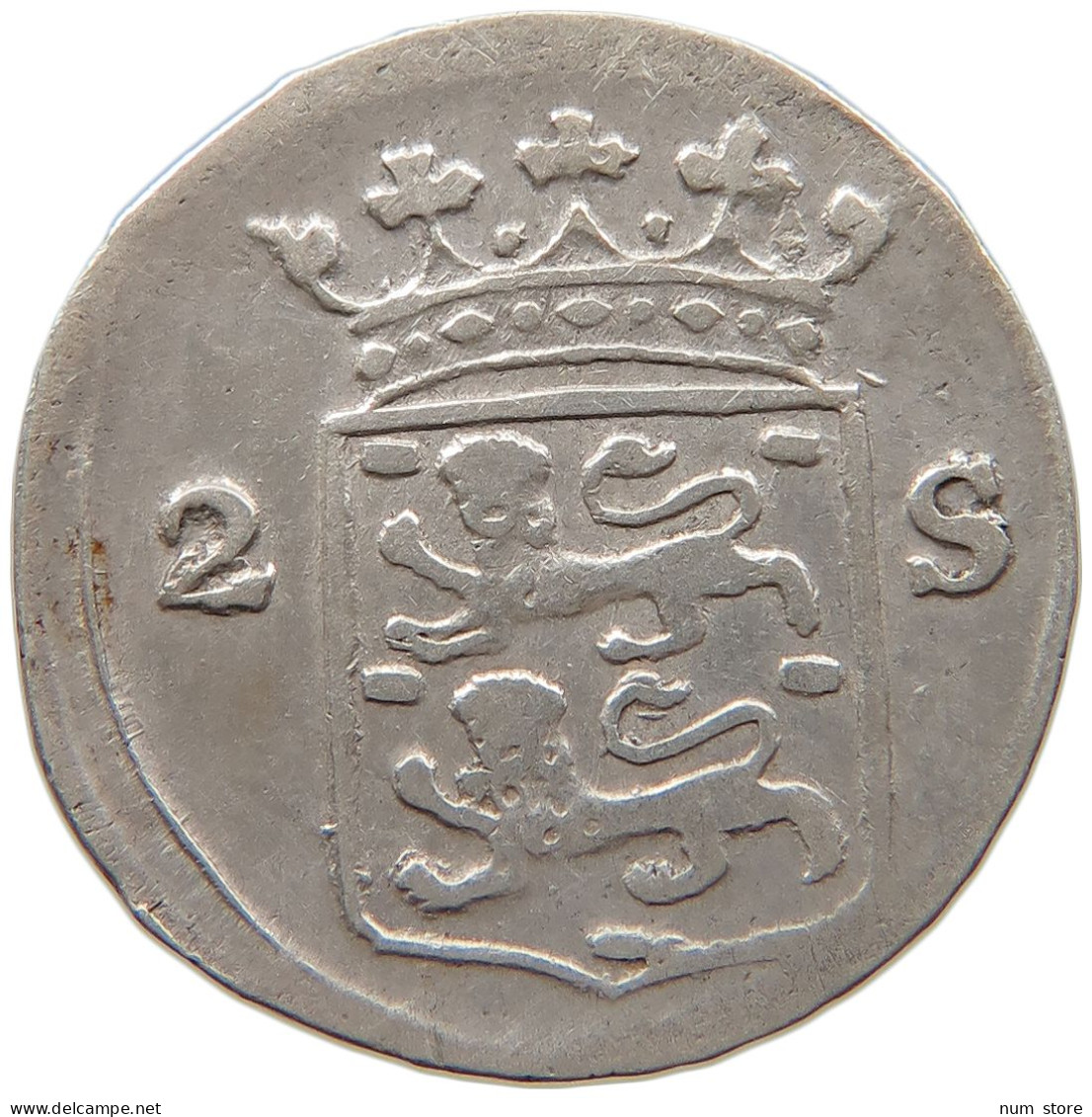 NETHERLANDS 2 STUIVERS 1790 WEST FRIESLAND #s101 0181 - Monedas Provinciales
