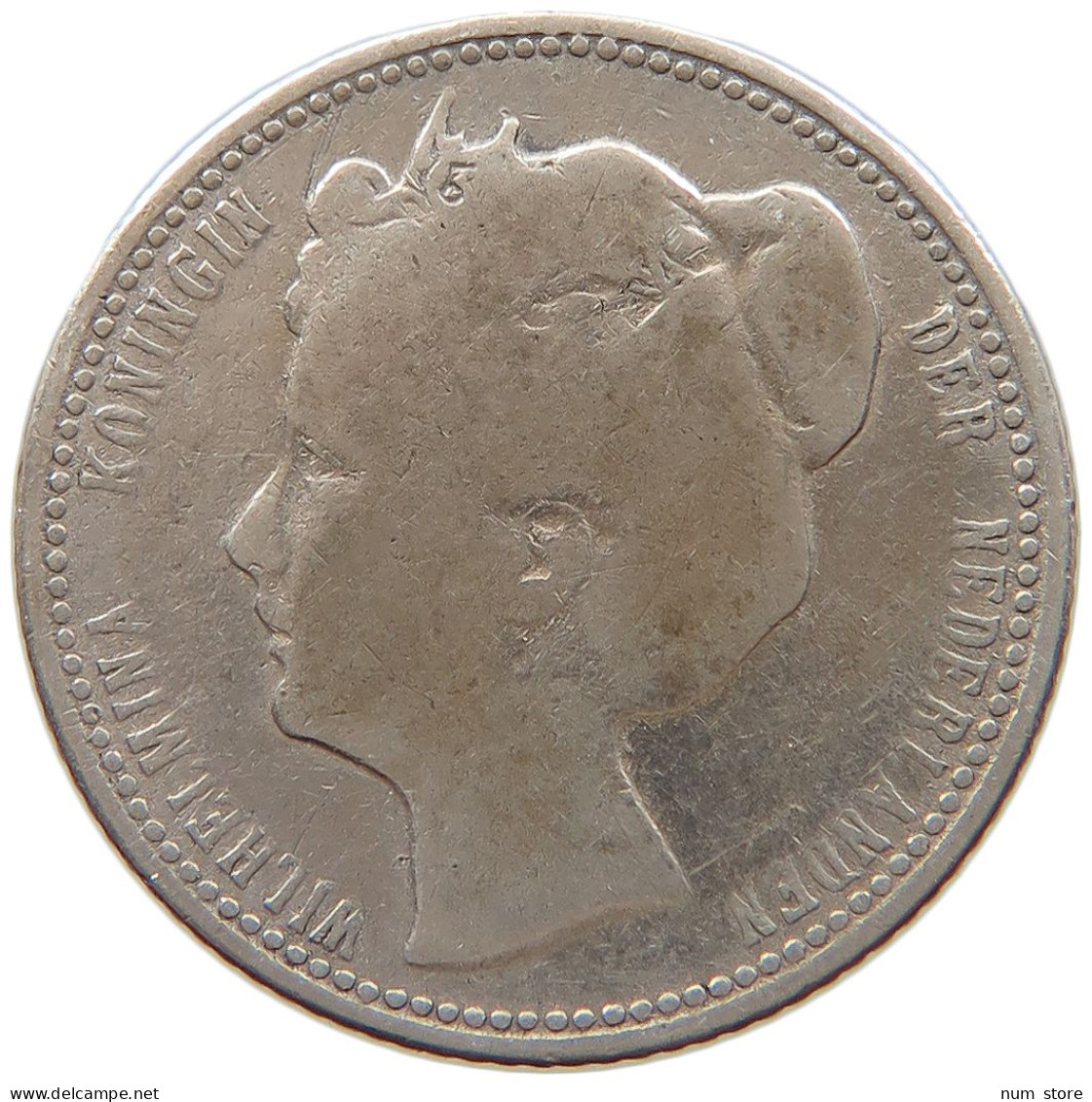 NETHERLANDS 25 CENTS 1902 #s101 0103 - 25 Cent