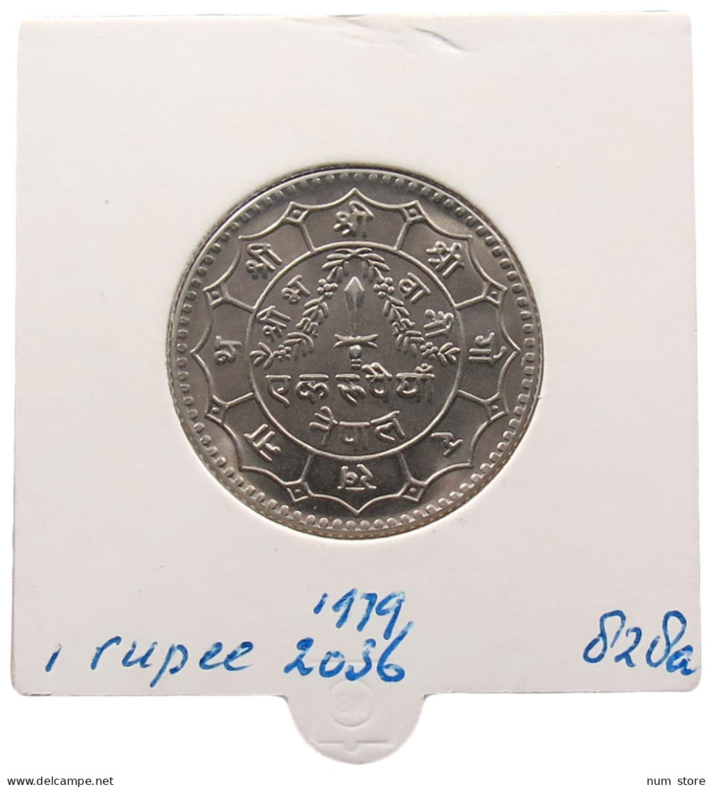 NEPAL 1 RUPEE 1979 2036 #alb069 0027 - Népal