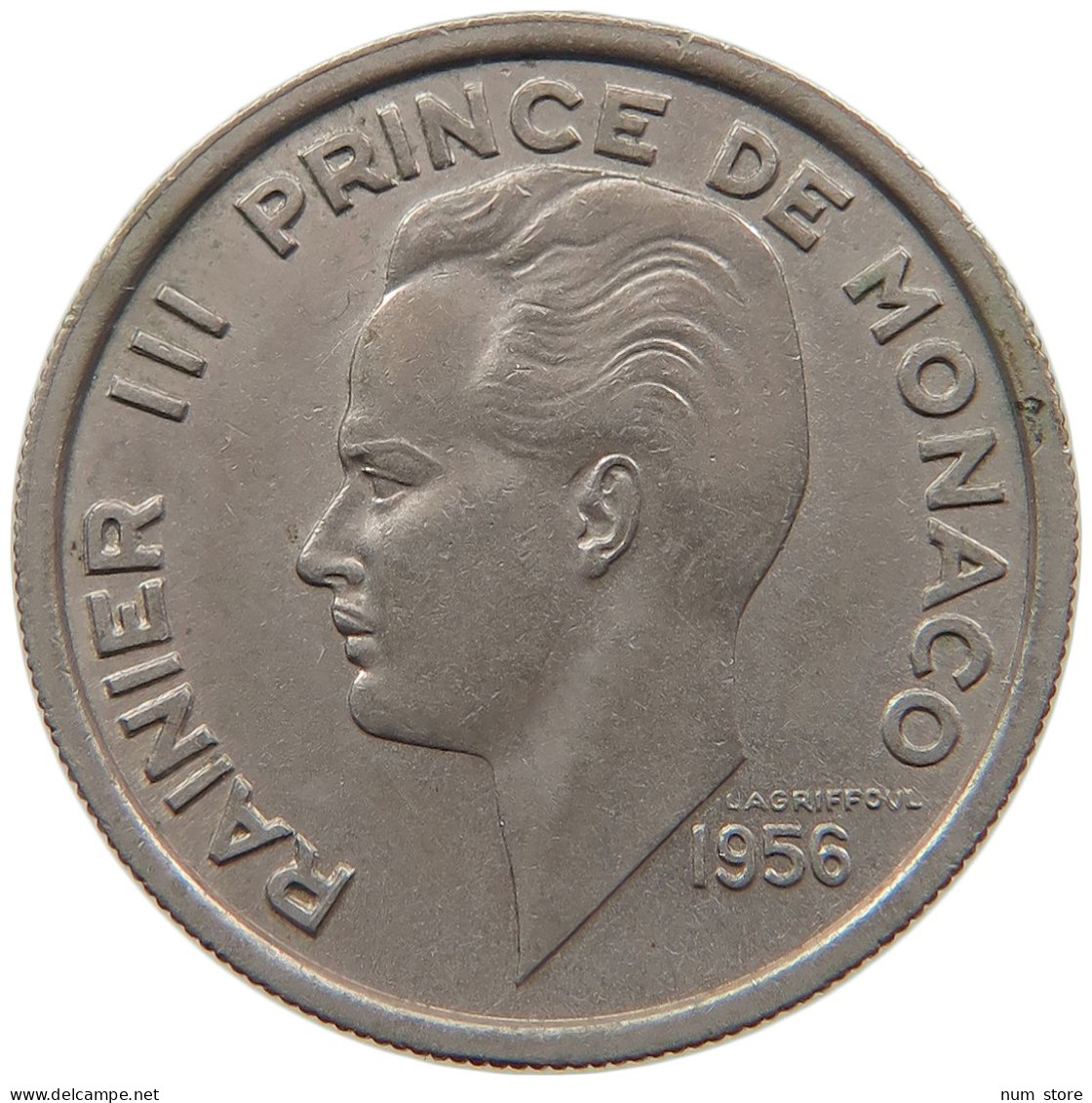 MONACO 100 FRANCS 1956 #s100 0301 - 1949-1956 Old Francs