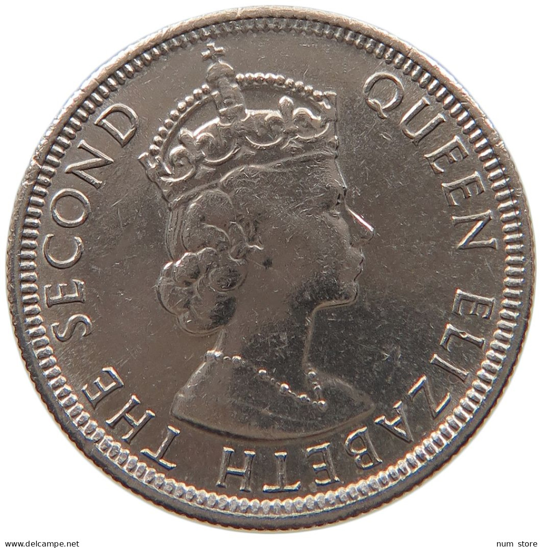 MAURITIUS 1/4 RUPEE 1975 #s096 0463 - Mauritius