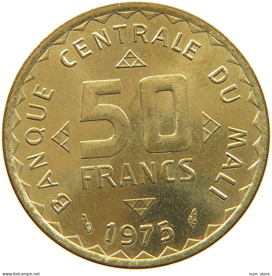 MALI 50 FRANCS 1975 #s089 0221 - Mali (1962-1984)