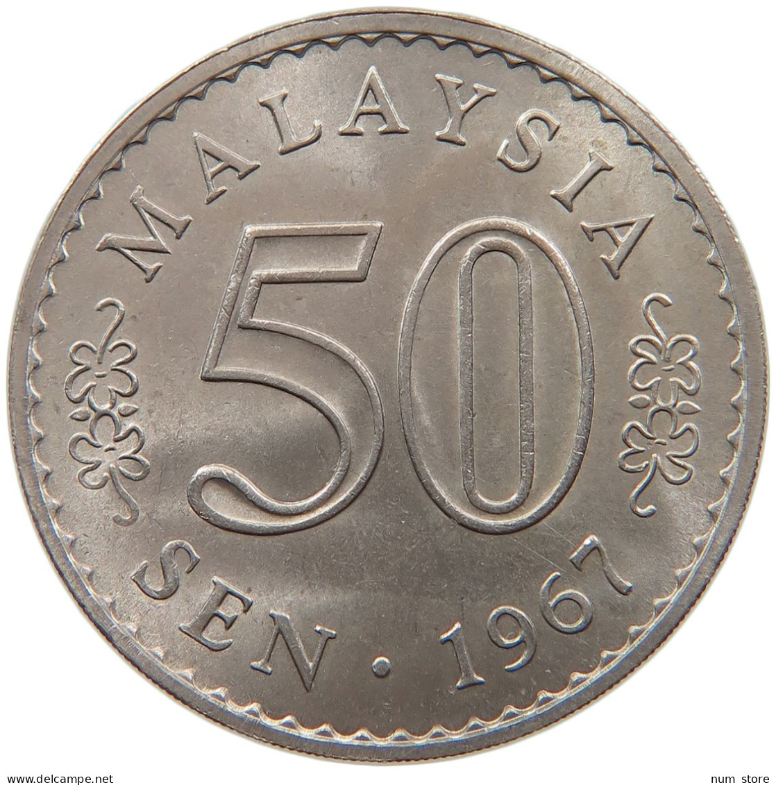 MALAYSIA 50 SEN 1967 #s099 0015 - Malaysie