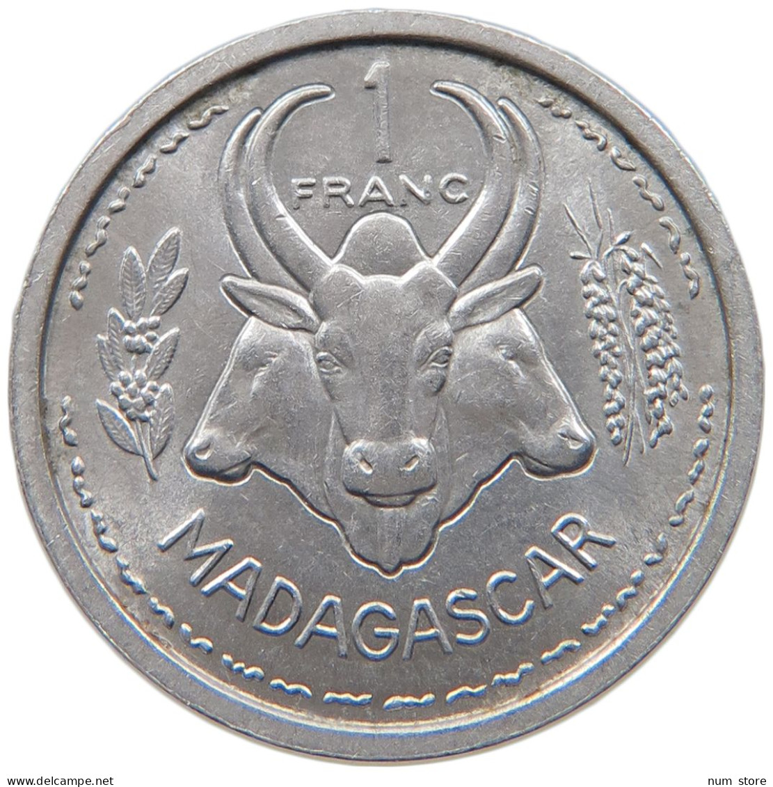 MADAGASCAR FRANC 1958 #s093 0249 - Madagascar