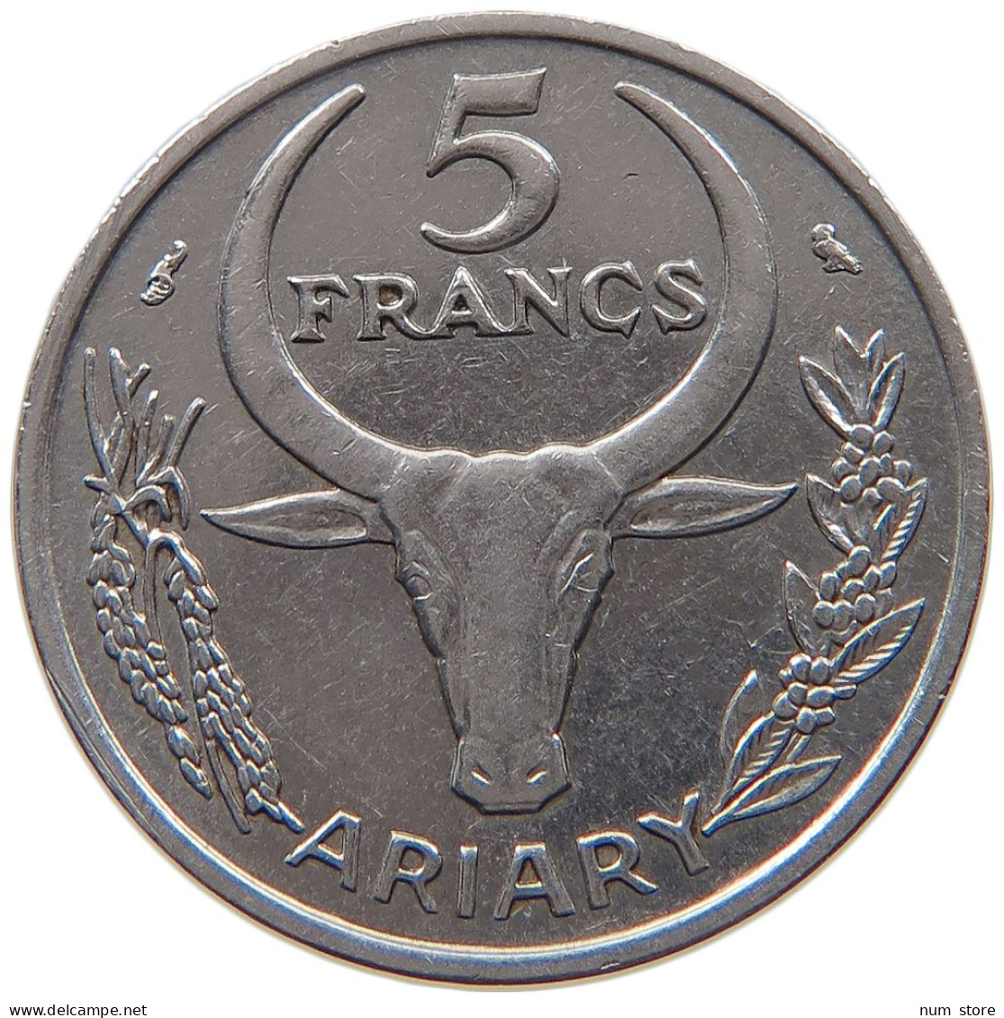 MADAGASCAR 5 FRANCS 1966 #s093 0175 - Madagaskar