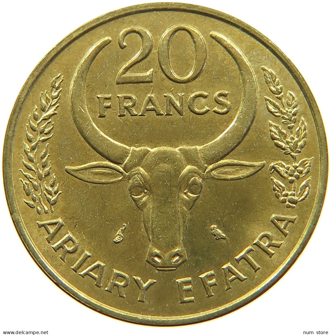 MADAGASCAR 20 FRANCS 1970 #s089 0233 - Madagaskar