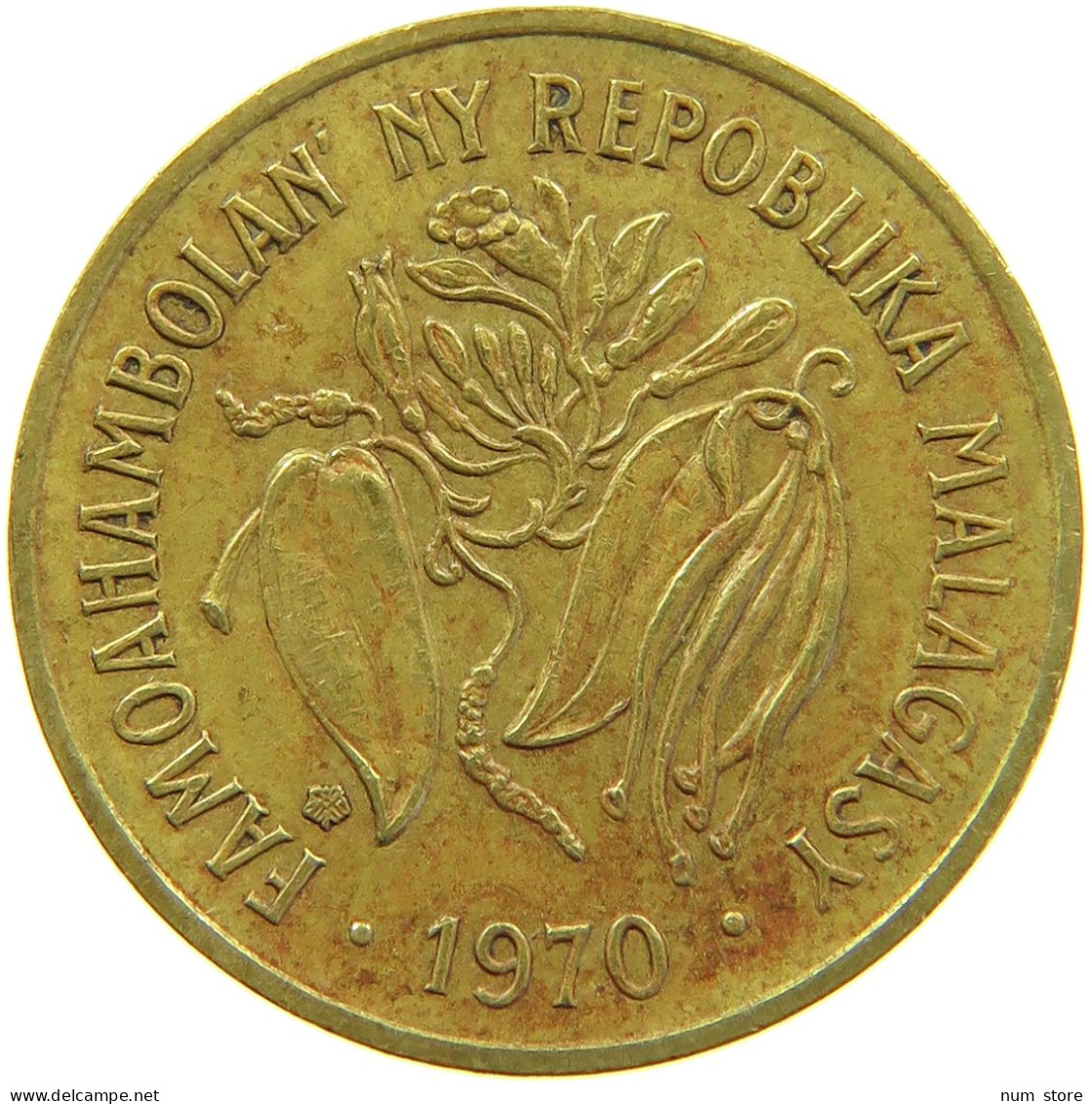 MADAGASCAR 10 FRANCS 1970 #s093 0377 - Madagascar