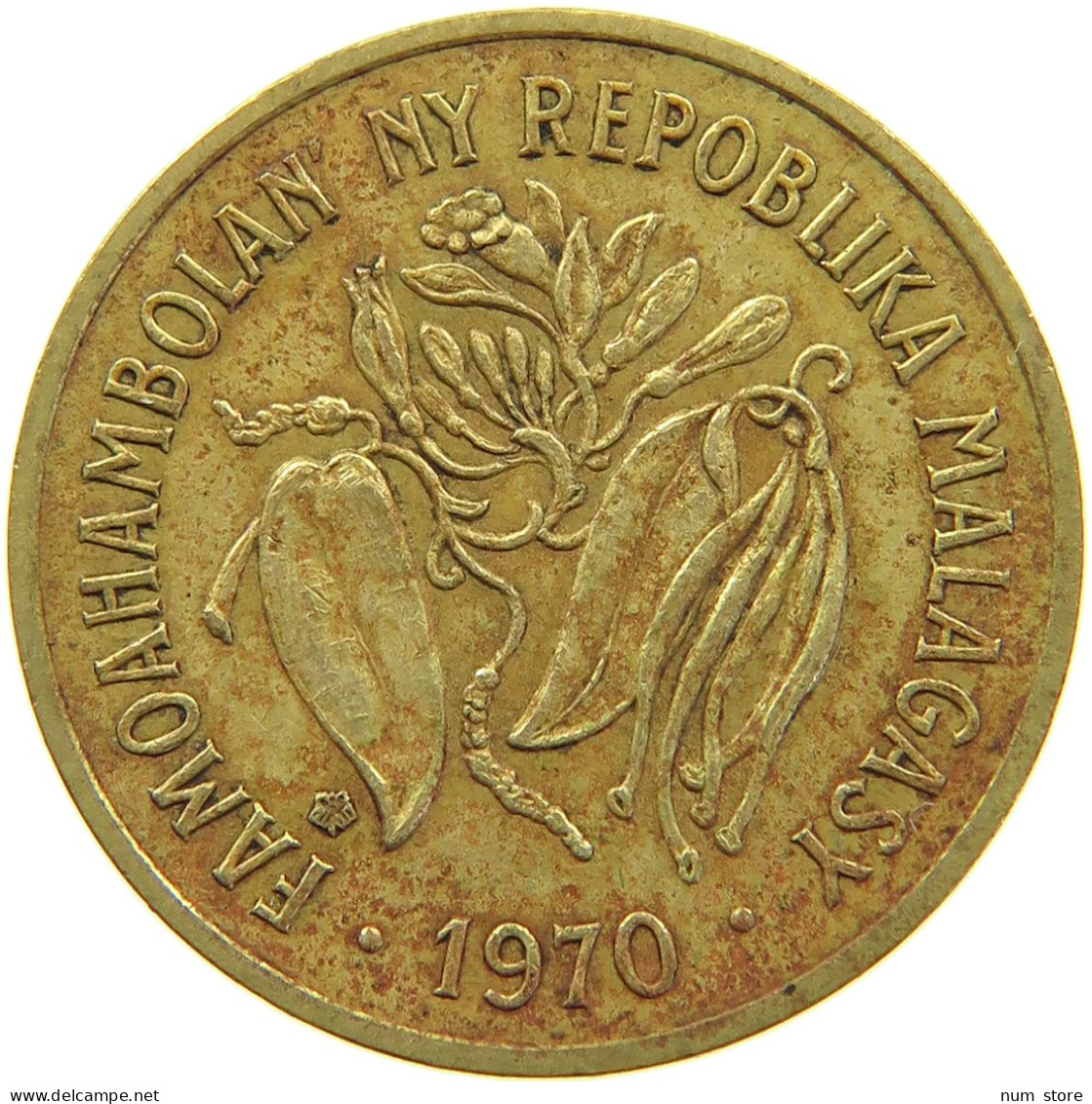 MADAGASCAR 10 FRANCS 1970 #s093 0381 - Madagascar