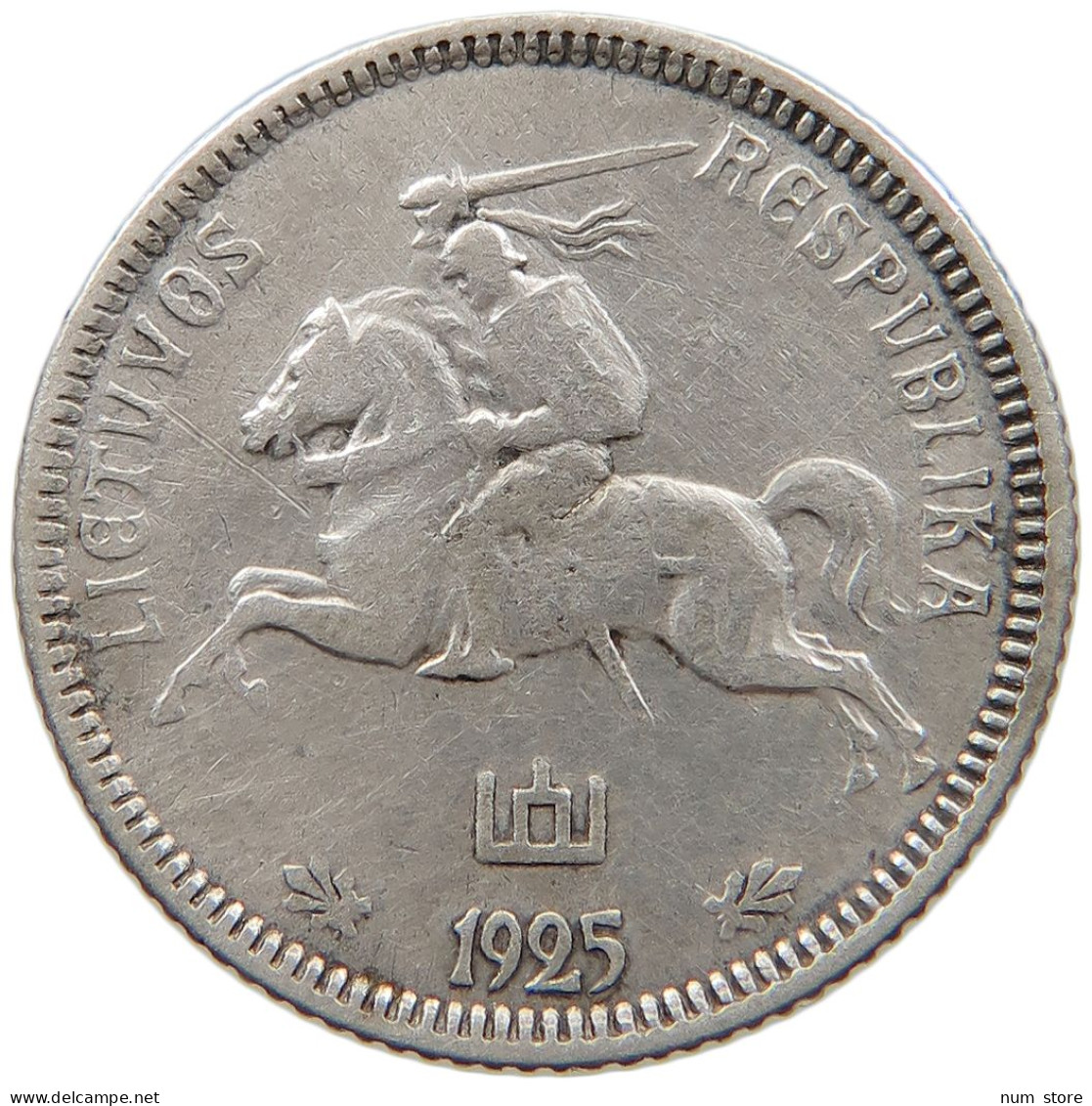 LITHUANIA 1 LITAS 1925 #s101 0145 - Lithuania