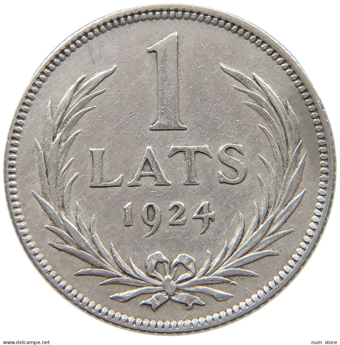LATVIA 1 LATS 1924 #s101 0389 - Lettonie