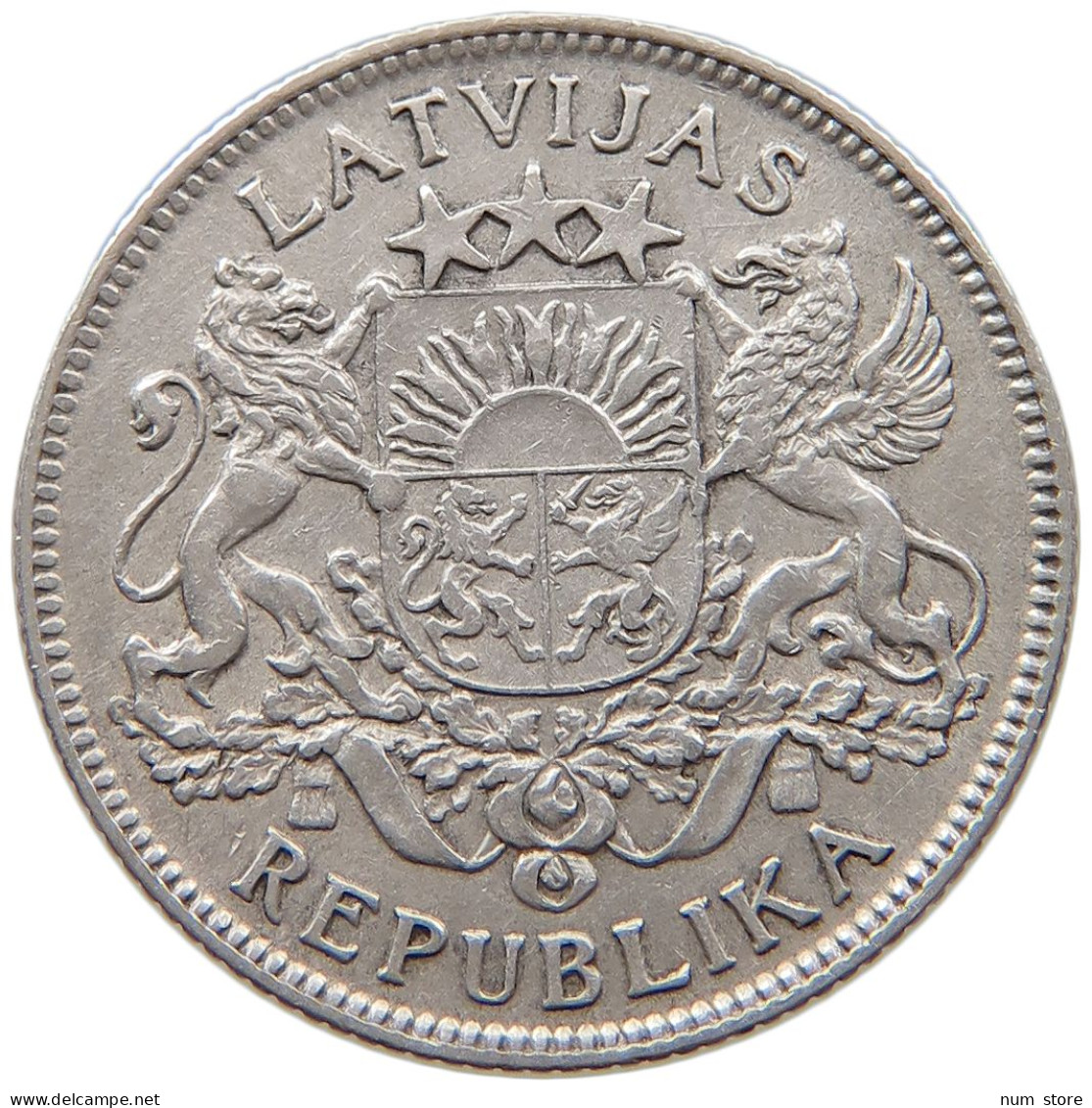 LATVIA 1 LATS 1924 #s101 0389 - Lettonia