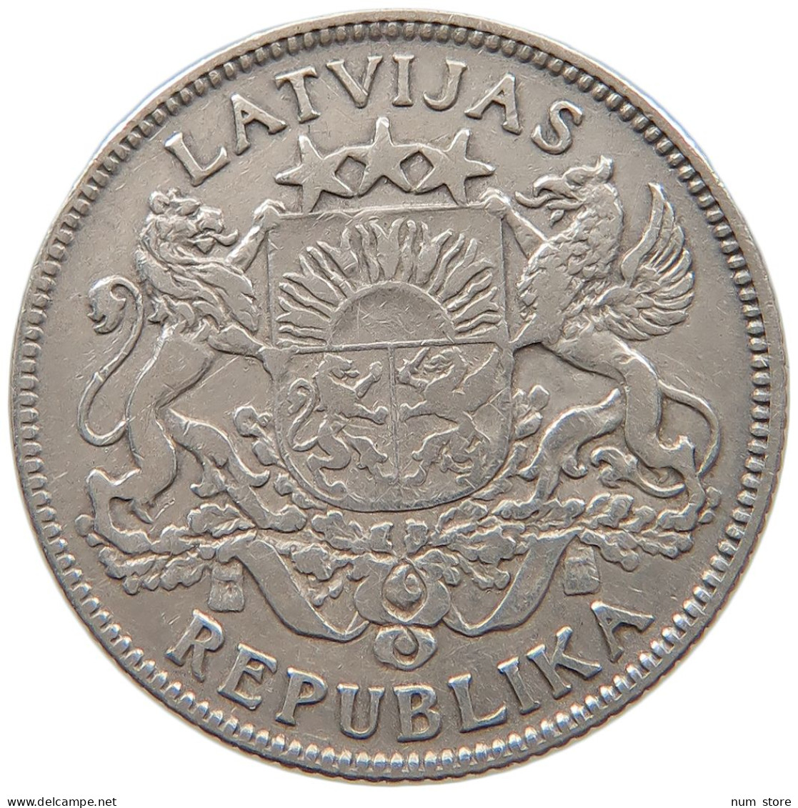 LATVIA 1 LATS 1924 #s094 0185 - Latvia