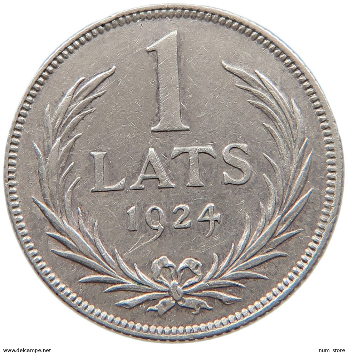 LATVIA 1 LATS 1924 #s094 0187 - Letonia