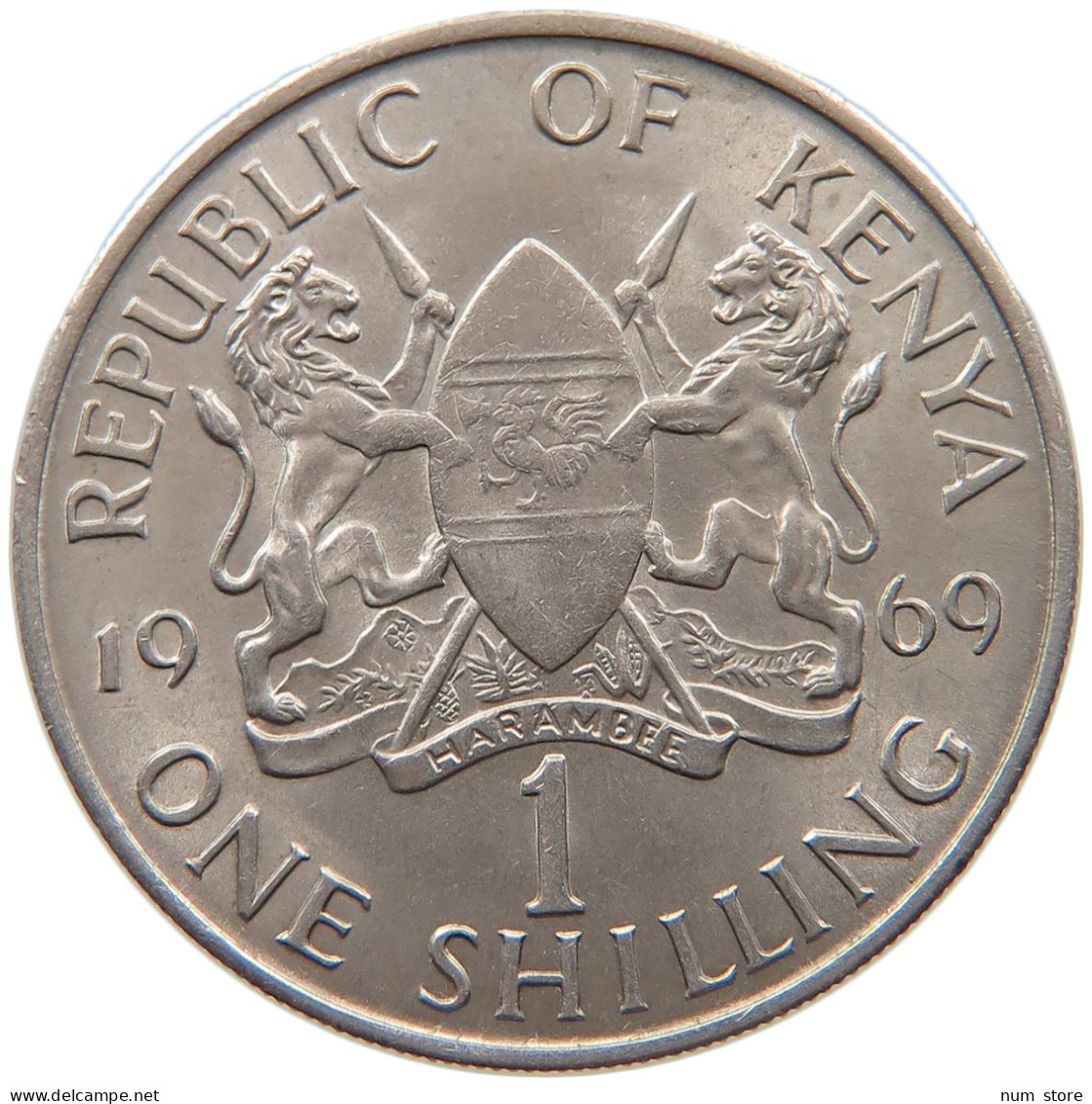 KENYA SHILLING 1969 #s090 0153 - Kenia