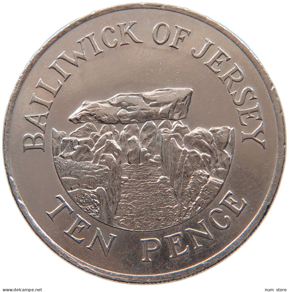 JERSEY 10 PENCE 1987 #s100 0003 - Jersey