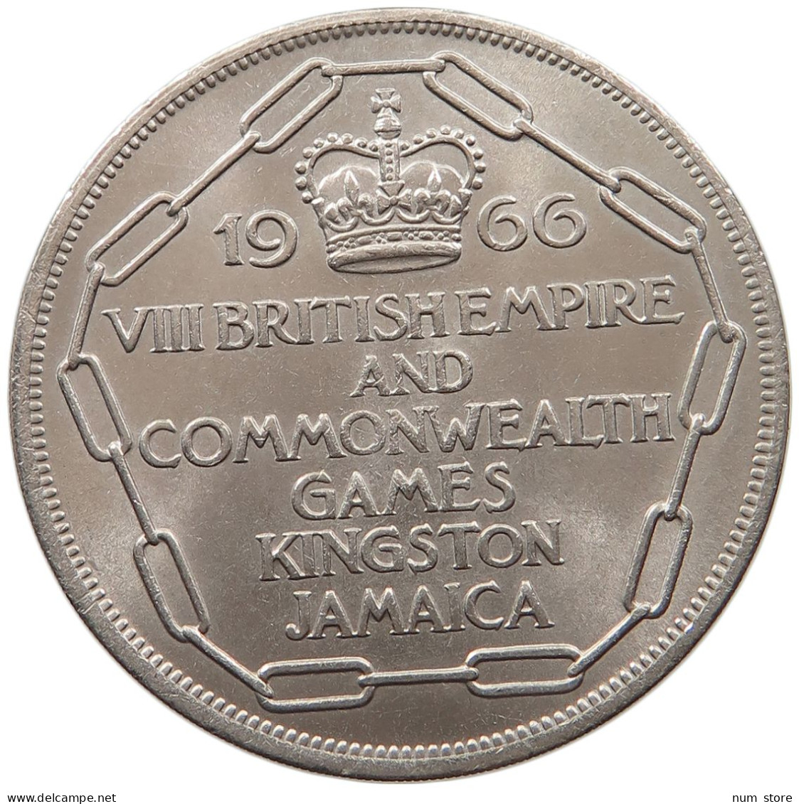 JAMAICA 5 SHILLINGS 1966 #alb065 0427 - Jamaica