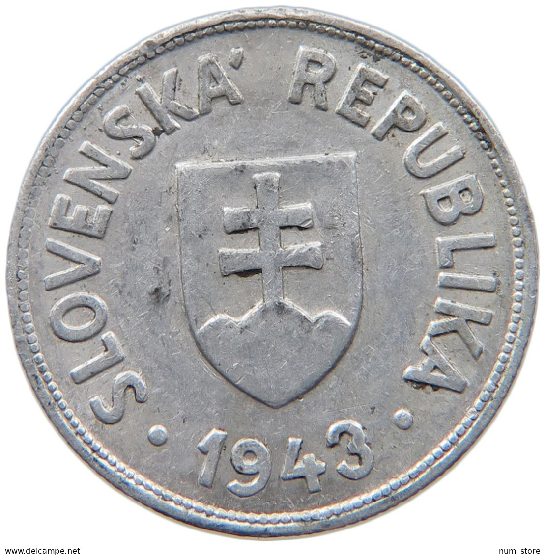 SLOVAKIA 50 HALIEROV 1943 #s089 0395 - Slovaquie