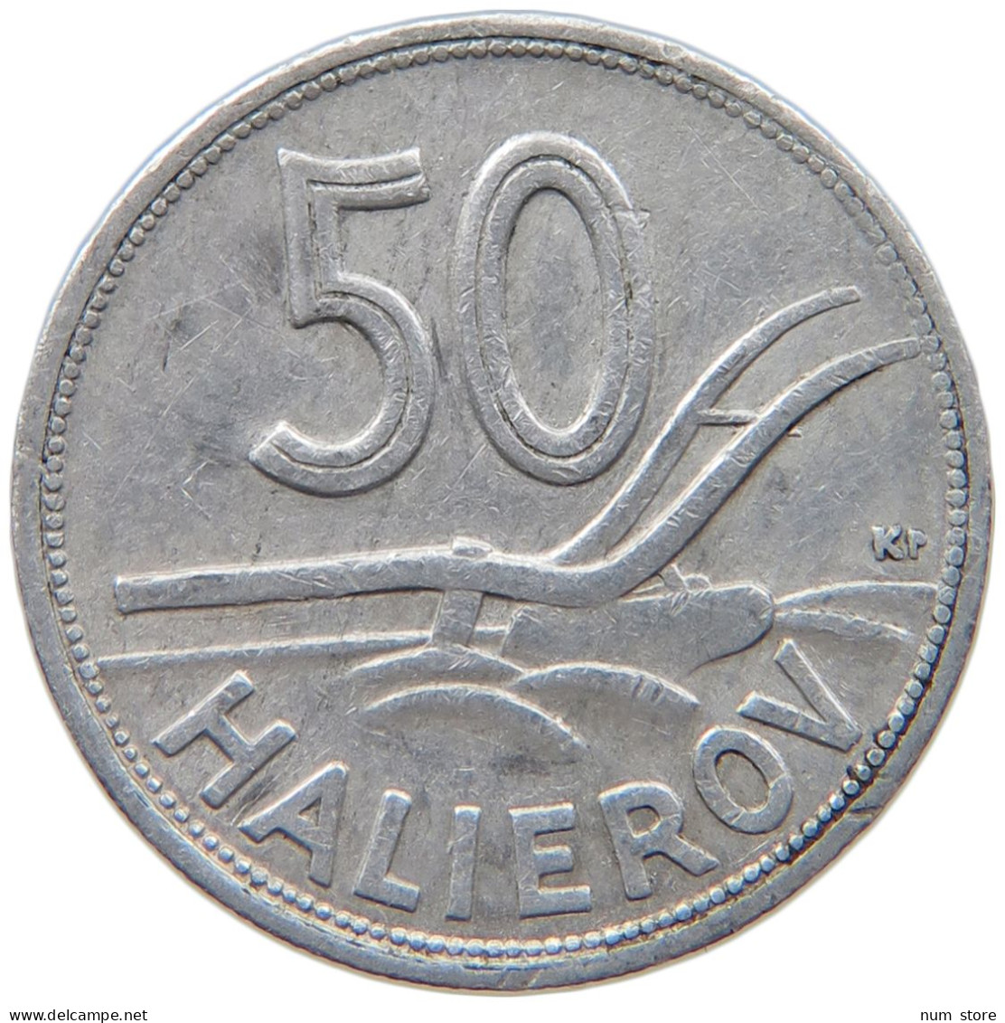 SLOVAKIA 50 HALIEROV 1943 #s089 0397 - Slovaquie