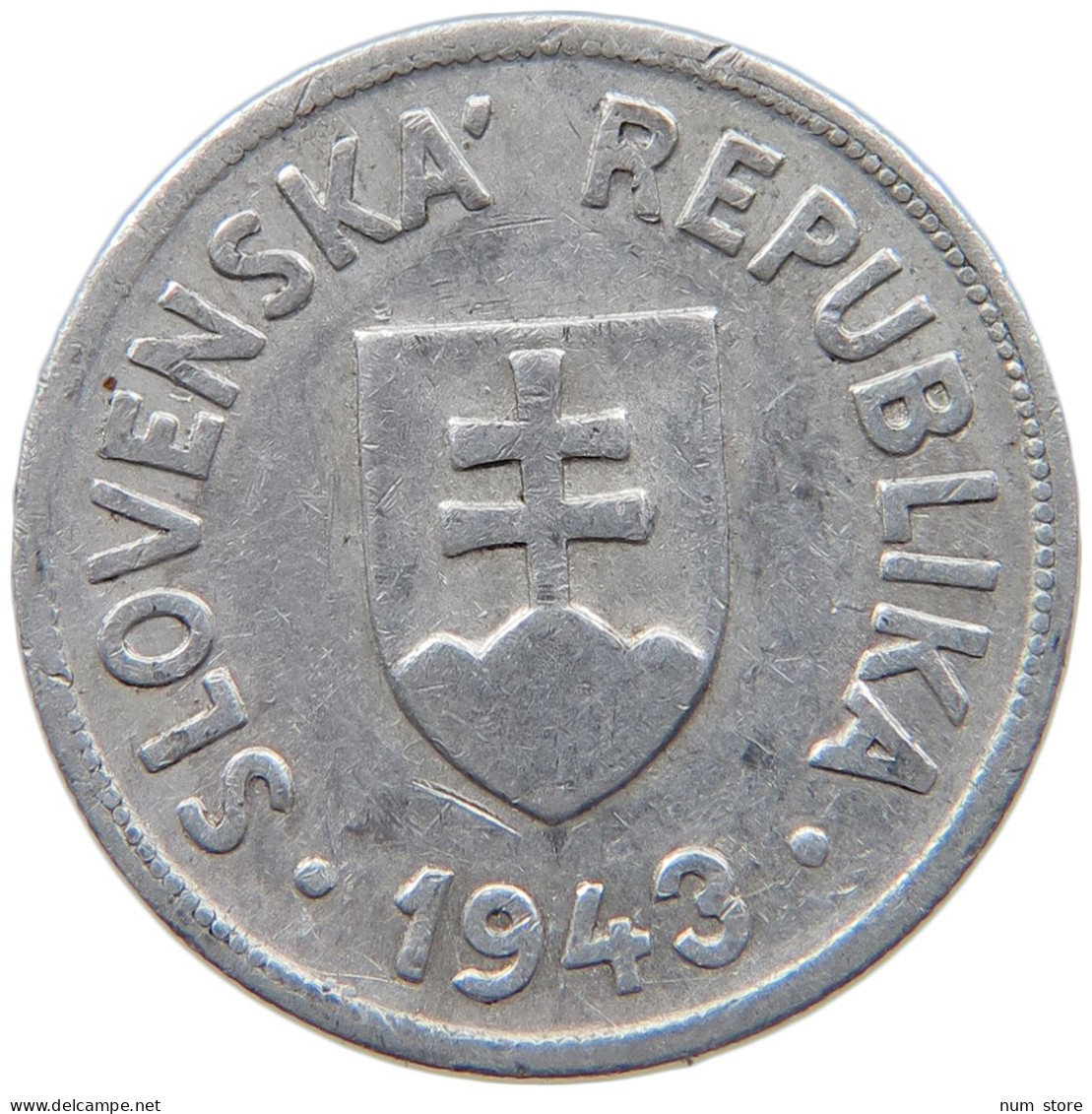 SLOVAKIA 50 HALIEROV 1943 #s089 0397 - Slowakei
