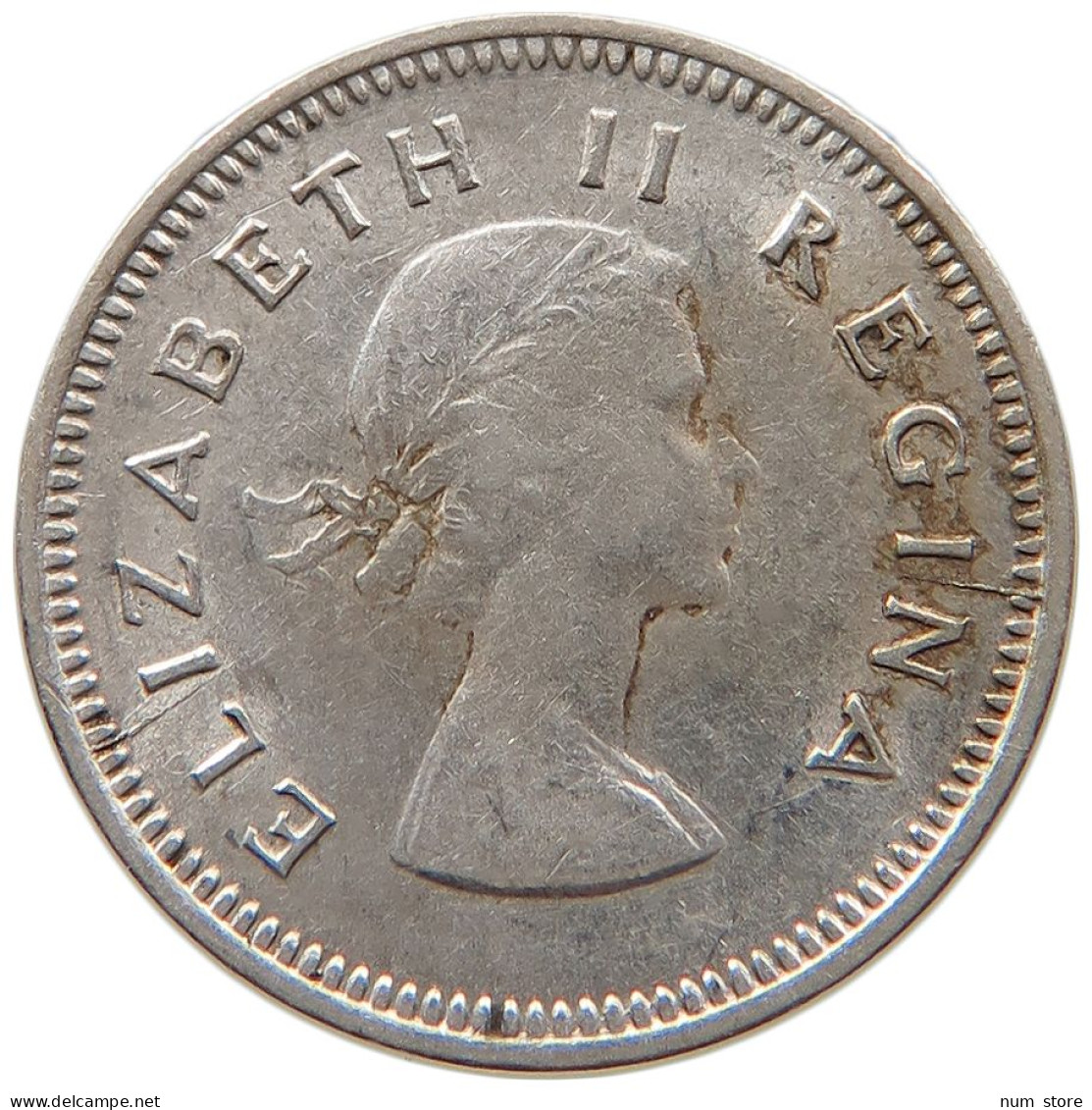 SOUTH AFRICA 3 PENCE 1953 #s100 0689 - South Africa