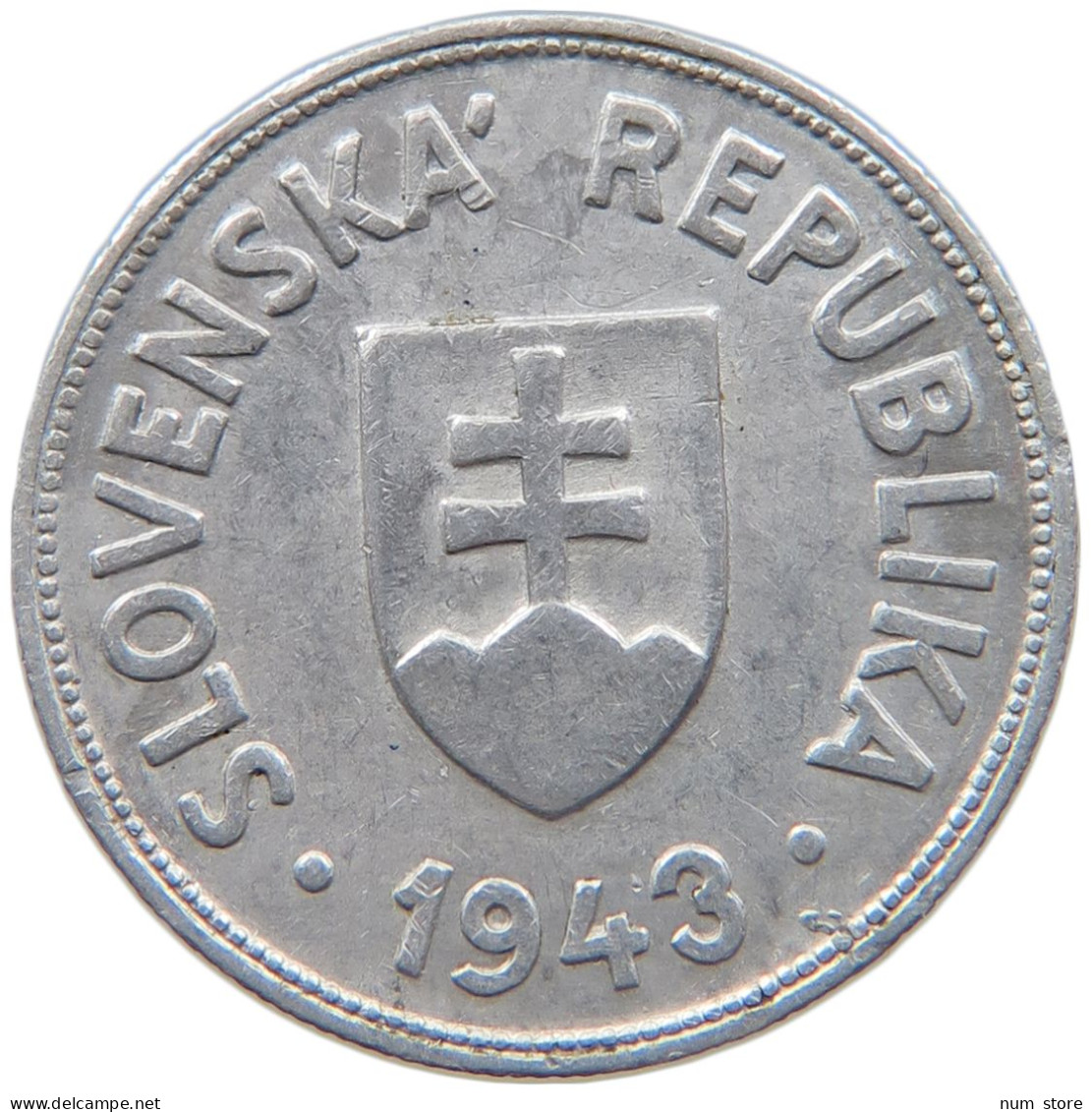 SLOVAKIA 50 HALIEROV 1943 #s089 0401 - Slowakije