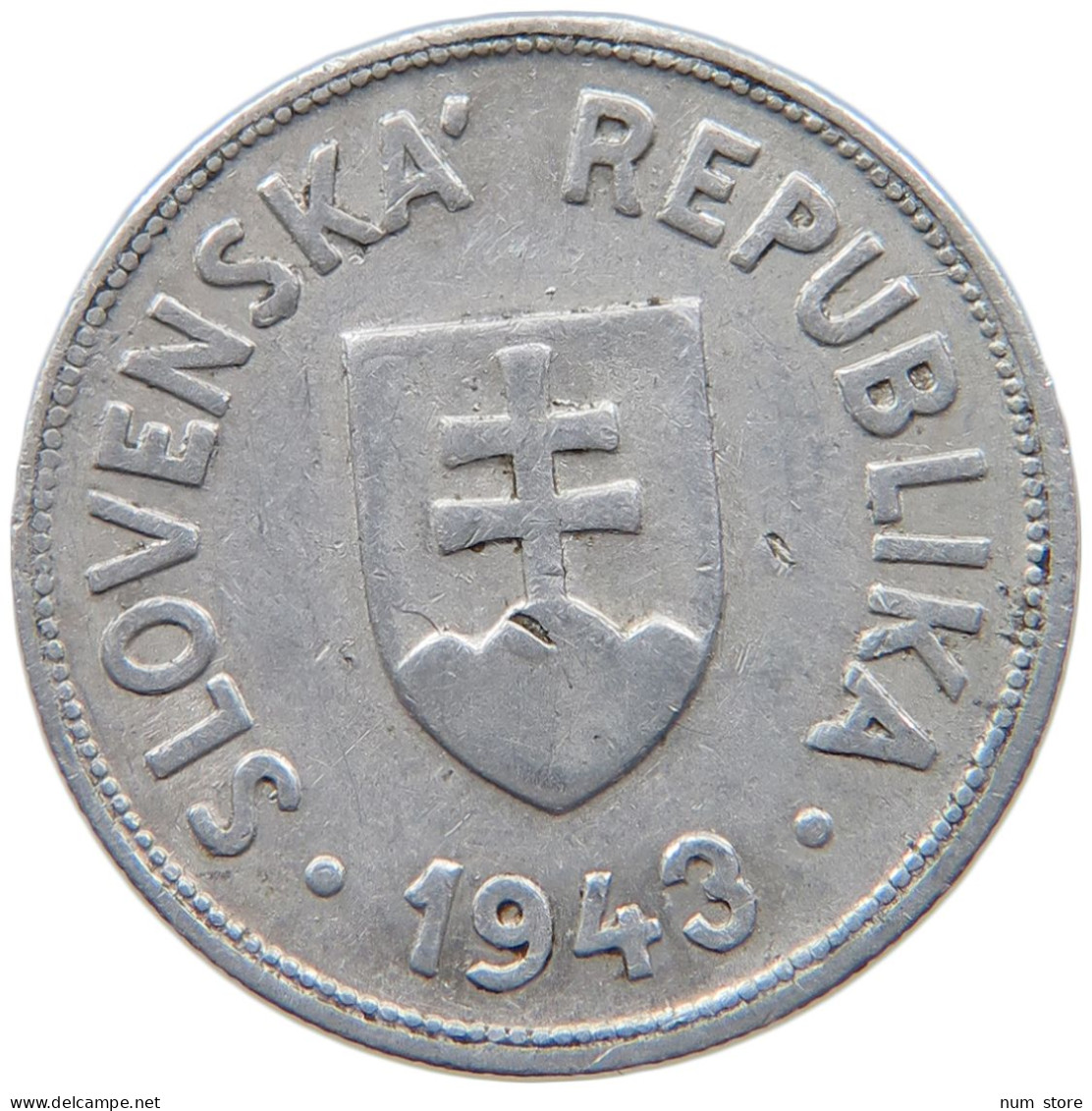 SLOVAKIA 50 HALIEROV 1943 #s089 0399 - Slowakei