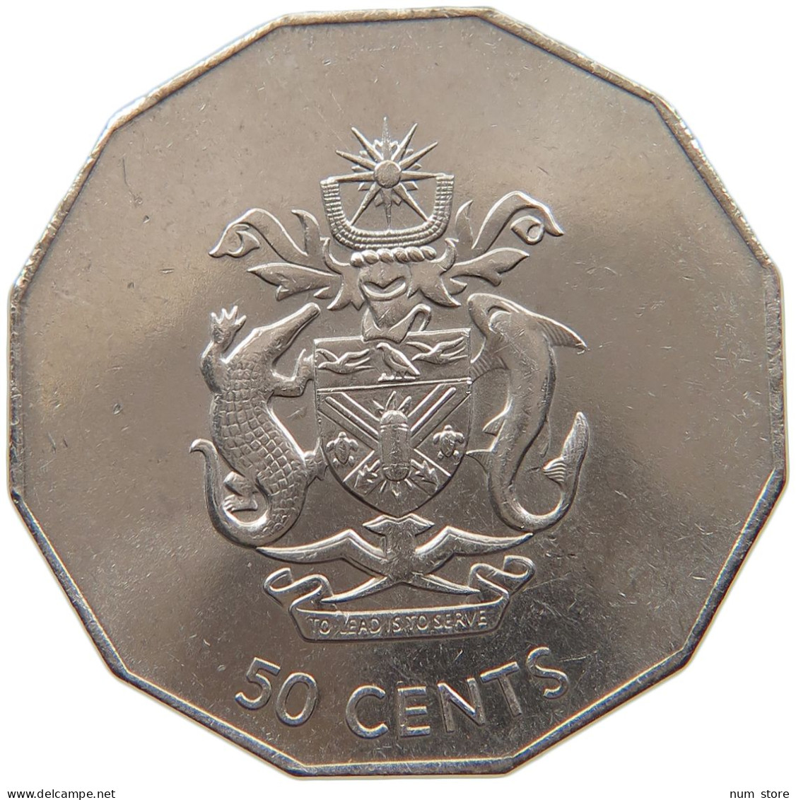 SOLOMON ISLANDS 50 CENTS 1996 #s098 0195 - Solomon Islands