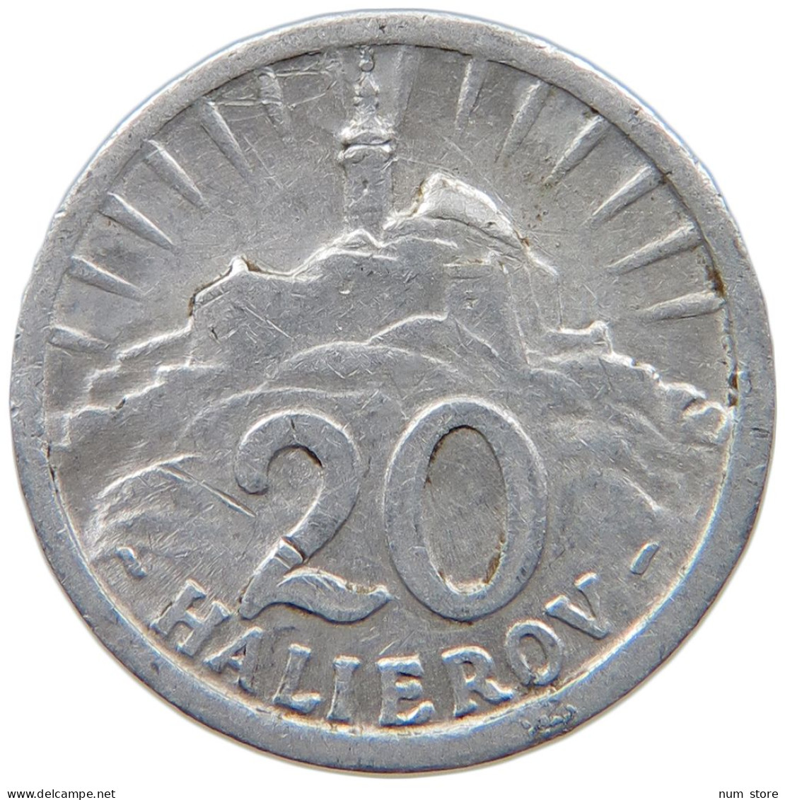 SLOVAKIA 20 HALIEROV 1942 #s089 0325 - Slovaquie